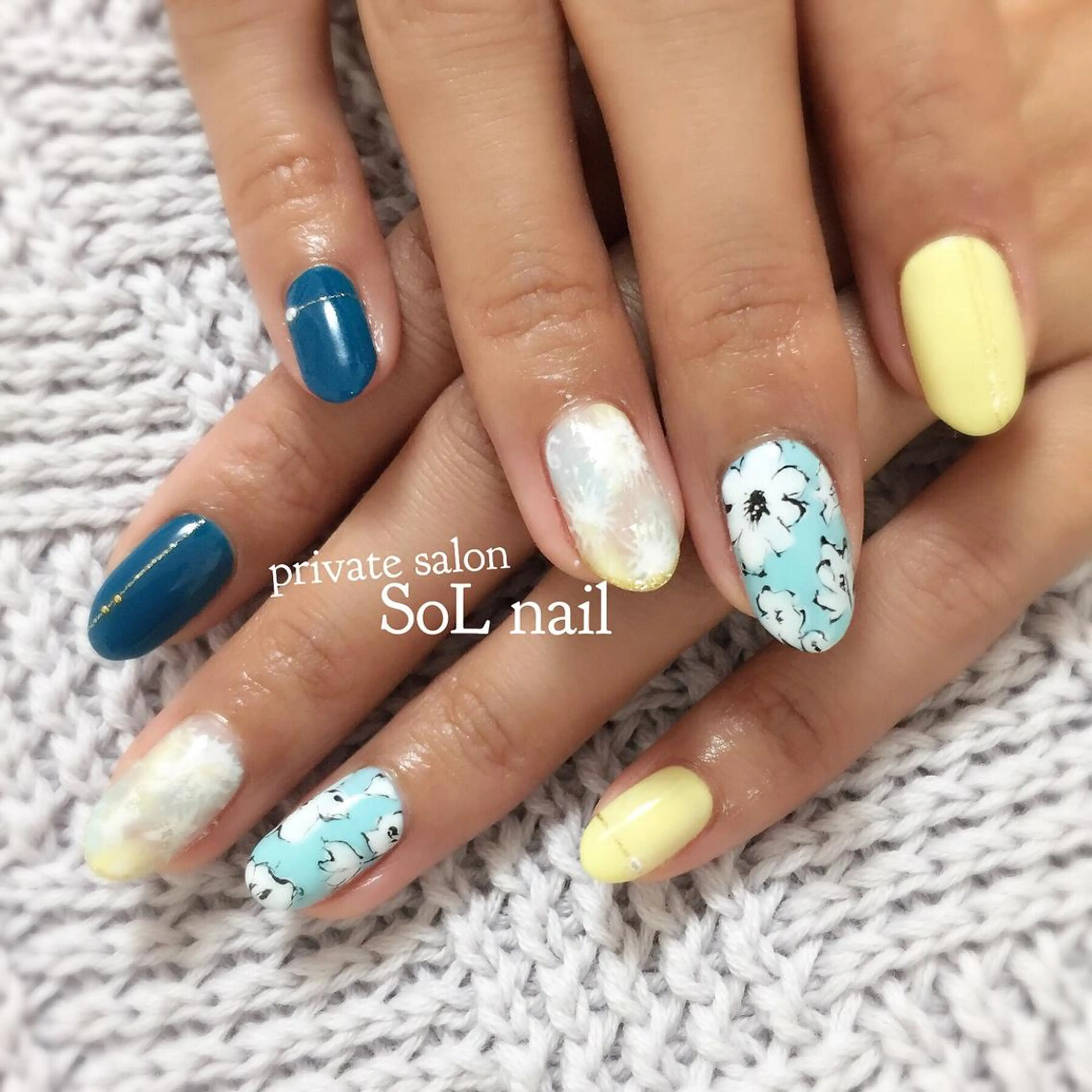 ネイル ハンドネイル SOL NAILのネイルデザイン