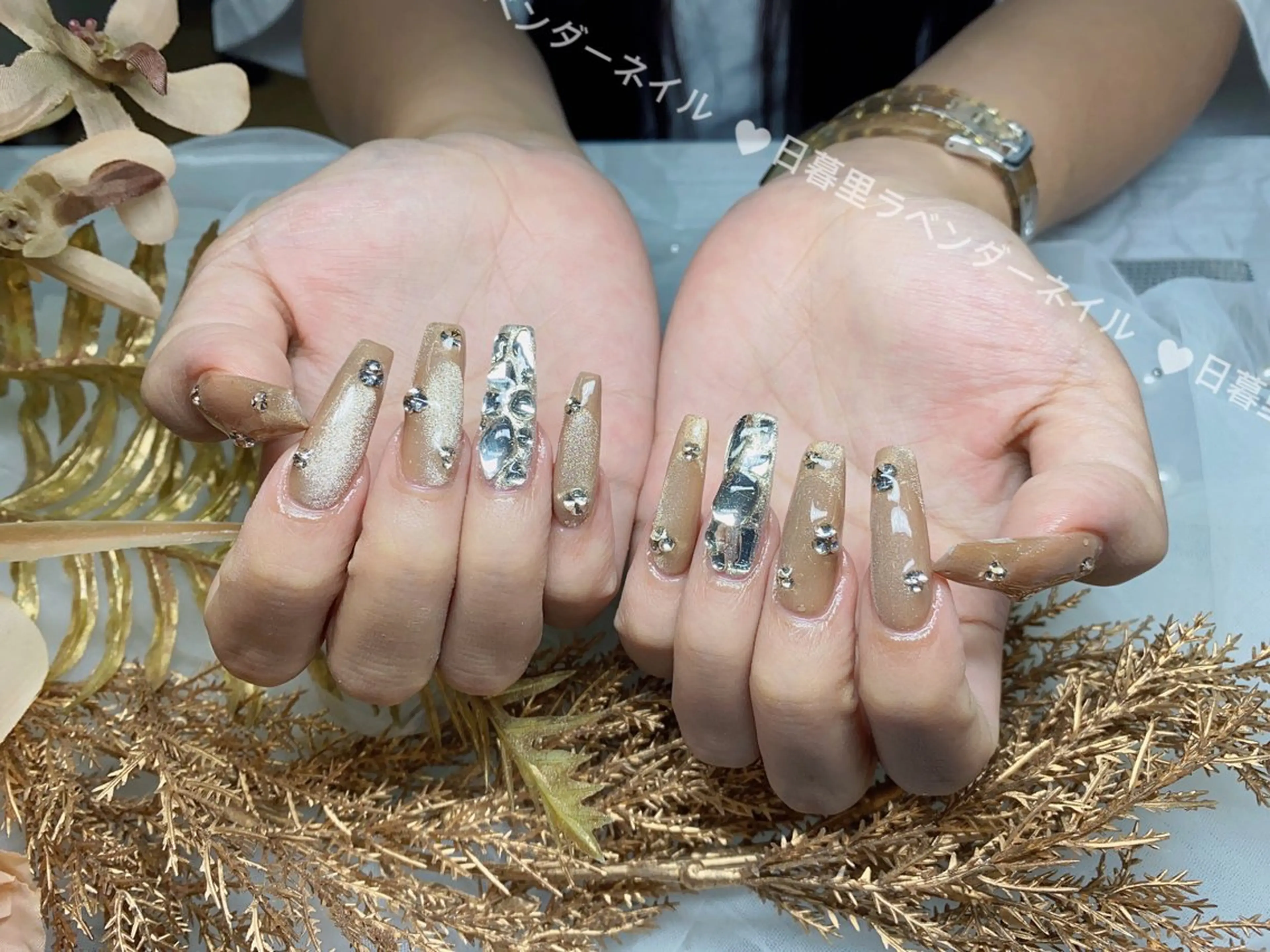 ネイル ラベンダー💖日暮里 ルル💖ネイルのネイルデザイン