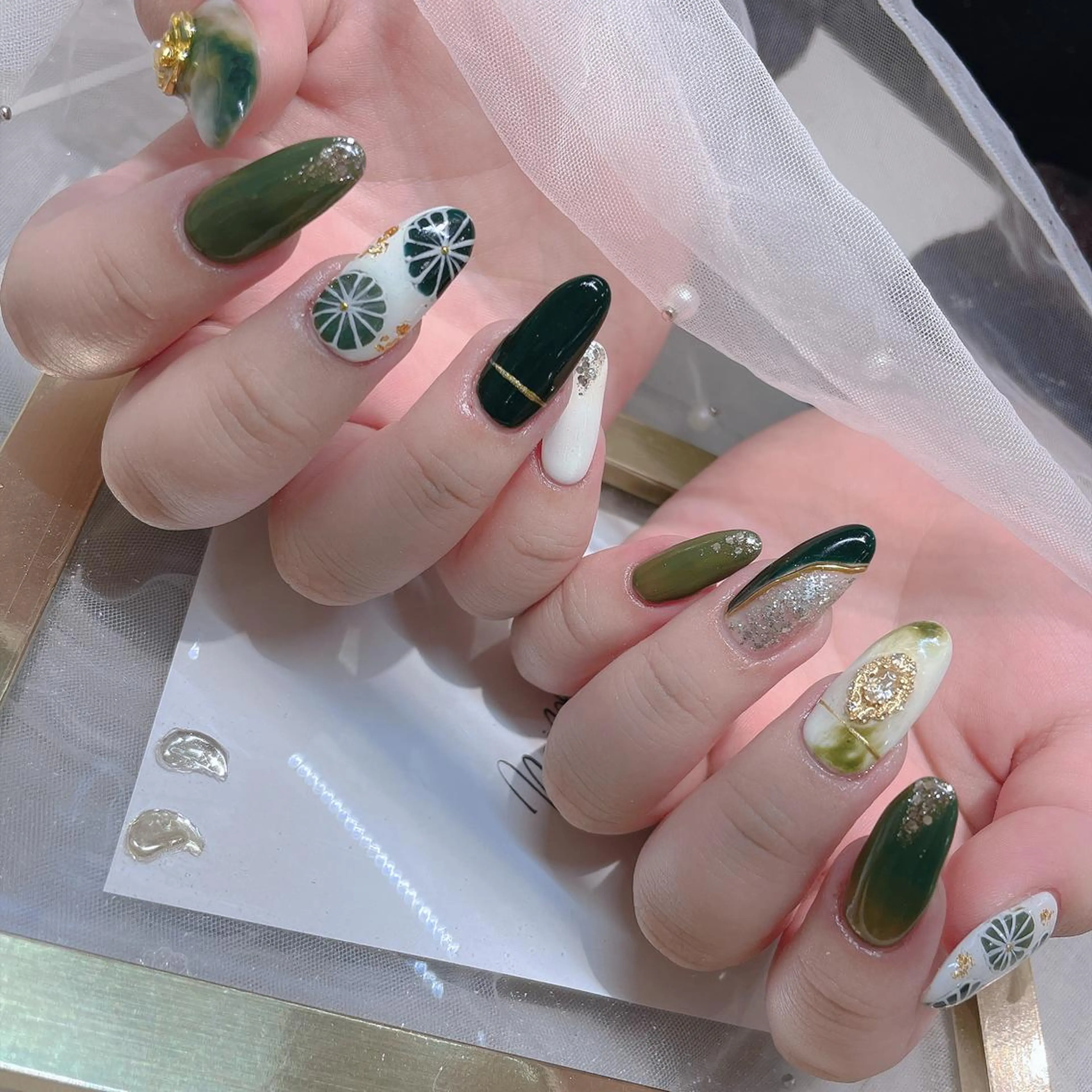 ネイル 長さだし専門店 M2　rikaのネイルデザイン