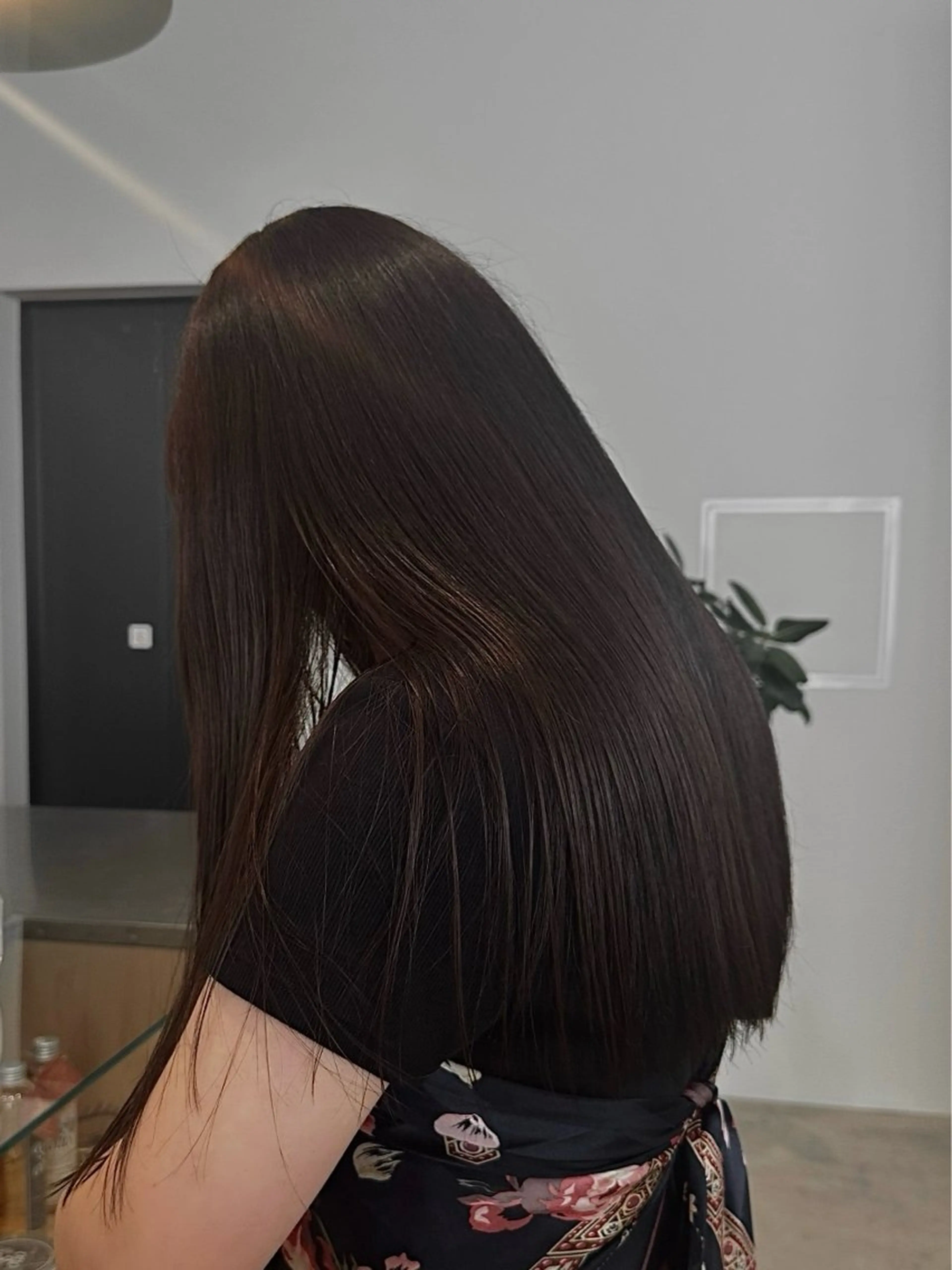 黒染めしない暗髪カラー(色落ちも可愛い˖ ࣪⊹)の写真