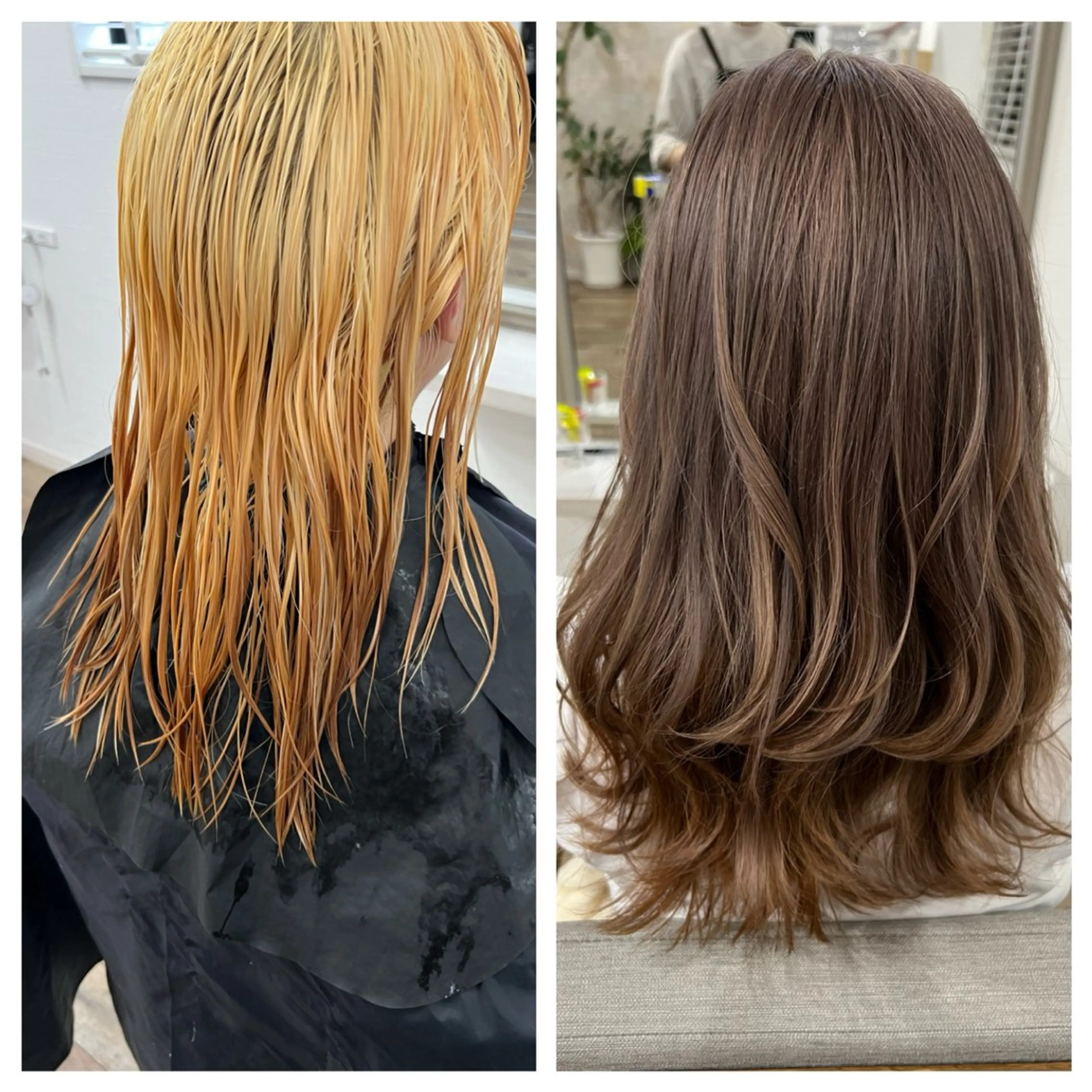 ダメージレスブリーチ&カラーの写真