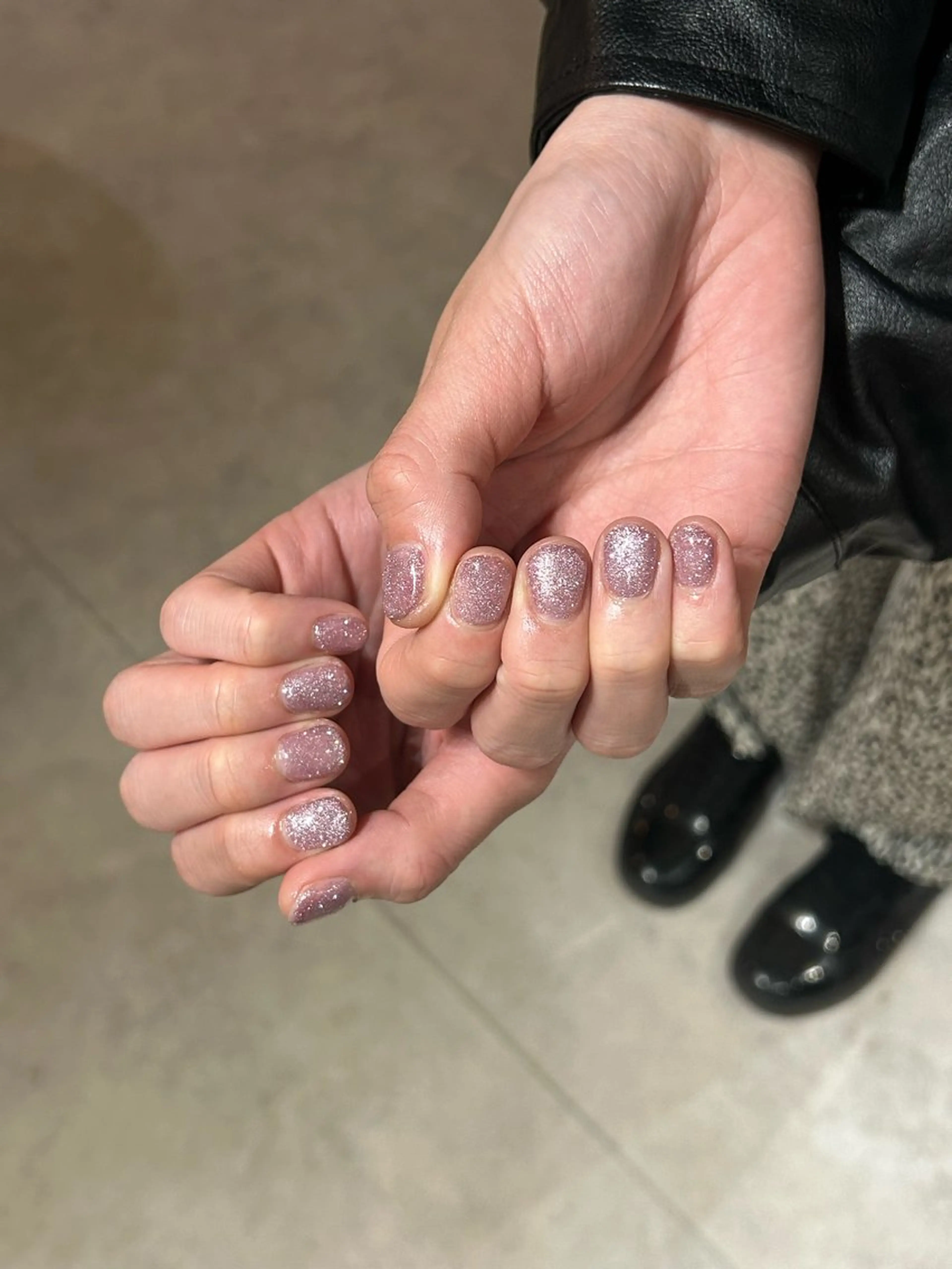 ネイル キラキラネイル マグネットネイル Loa所属・Loa misakiのネイルデザイン