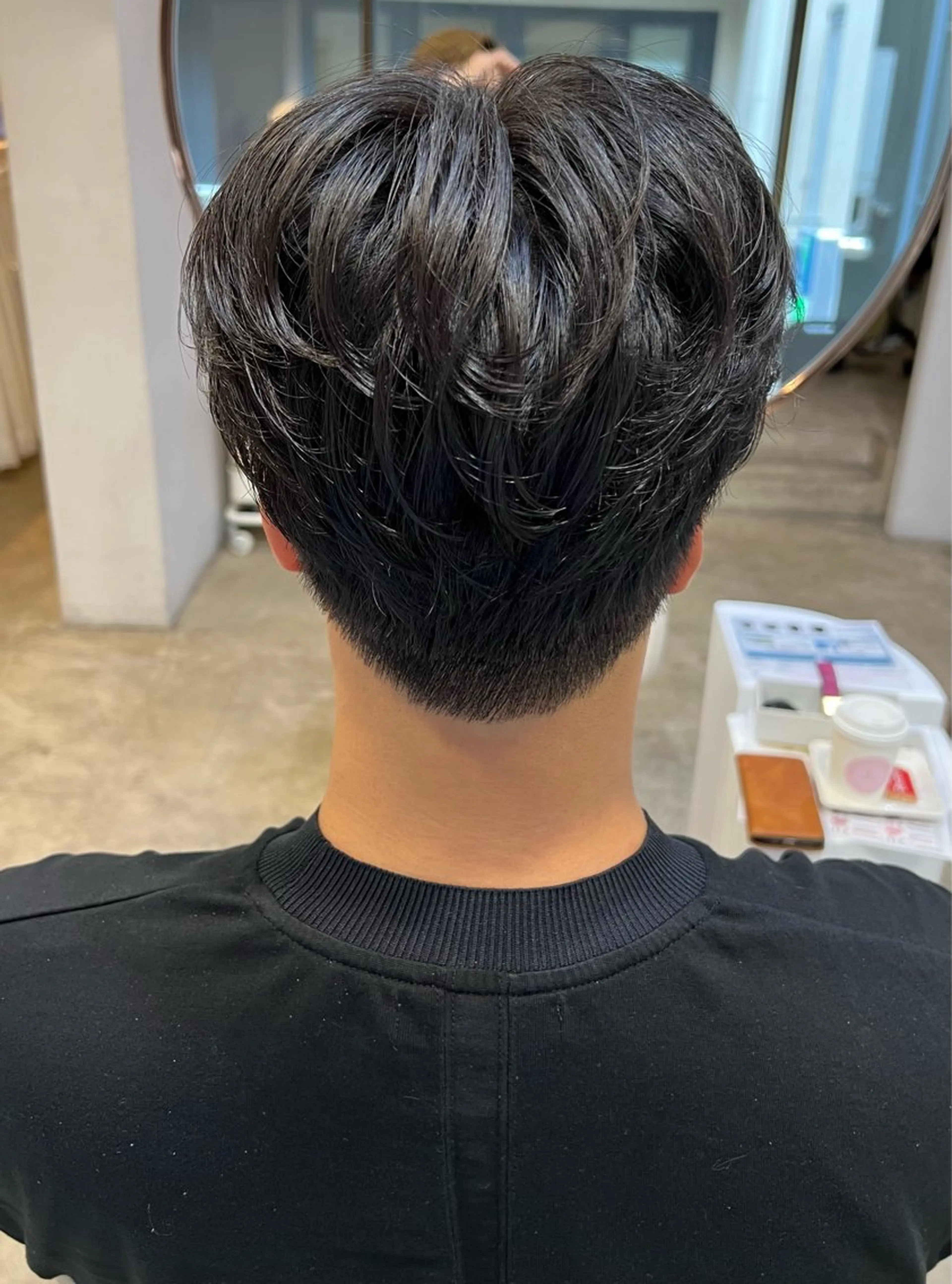 パーマ メンズ センターパート メンズハイライト メンズ韓国風 メンズパーマ 刈り上げ ✨髪質改善特化✨ kyousukeのヘアスタイル