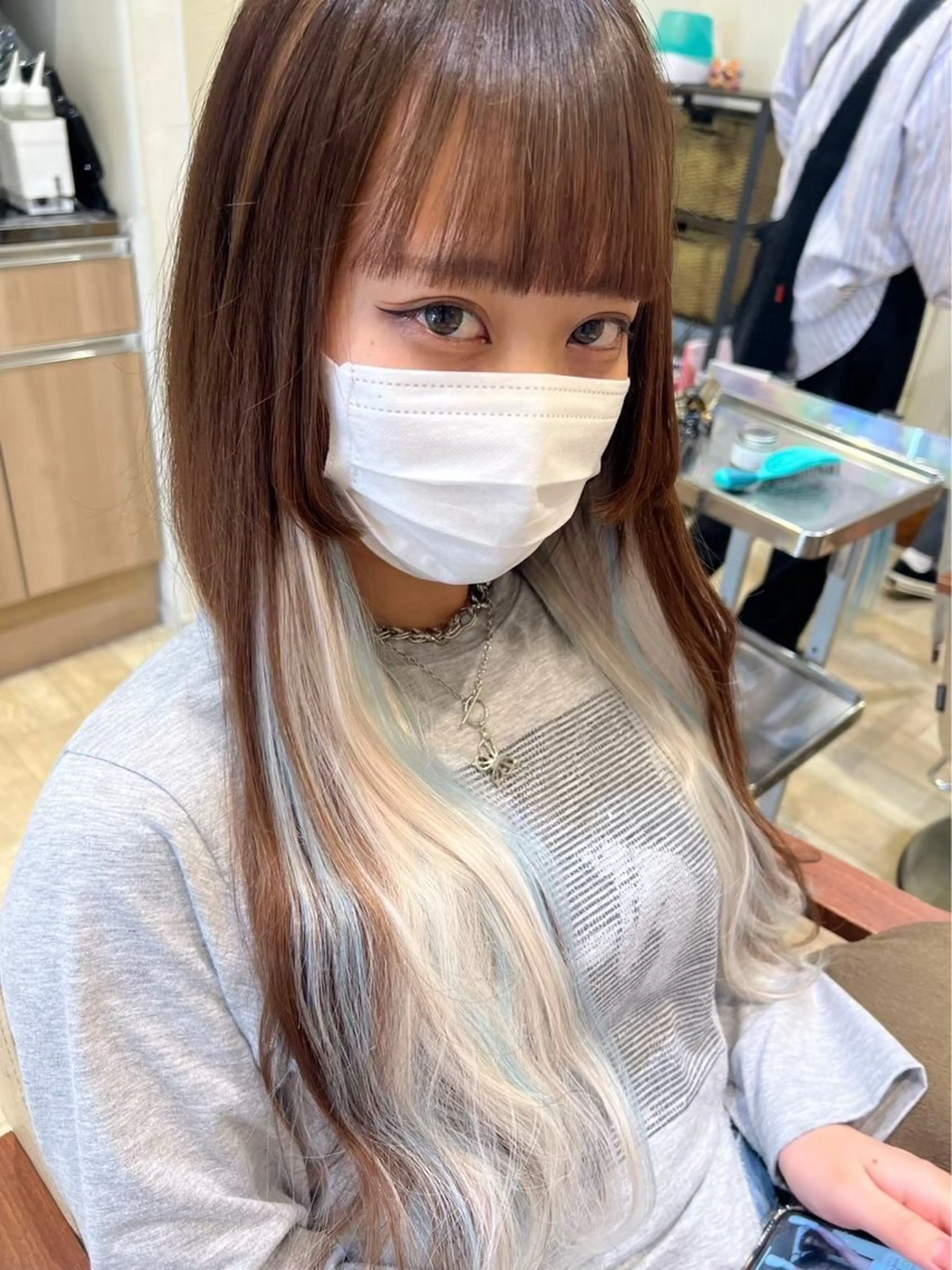 ロング シールエクステ エクステ エクステ 藤沢髪質改善✨ 艶エクステ/森　魁心のヘアスタイル