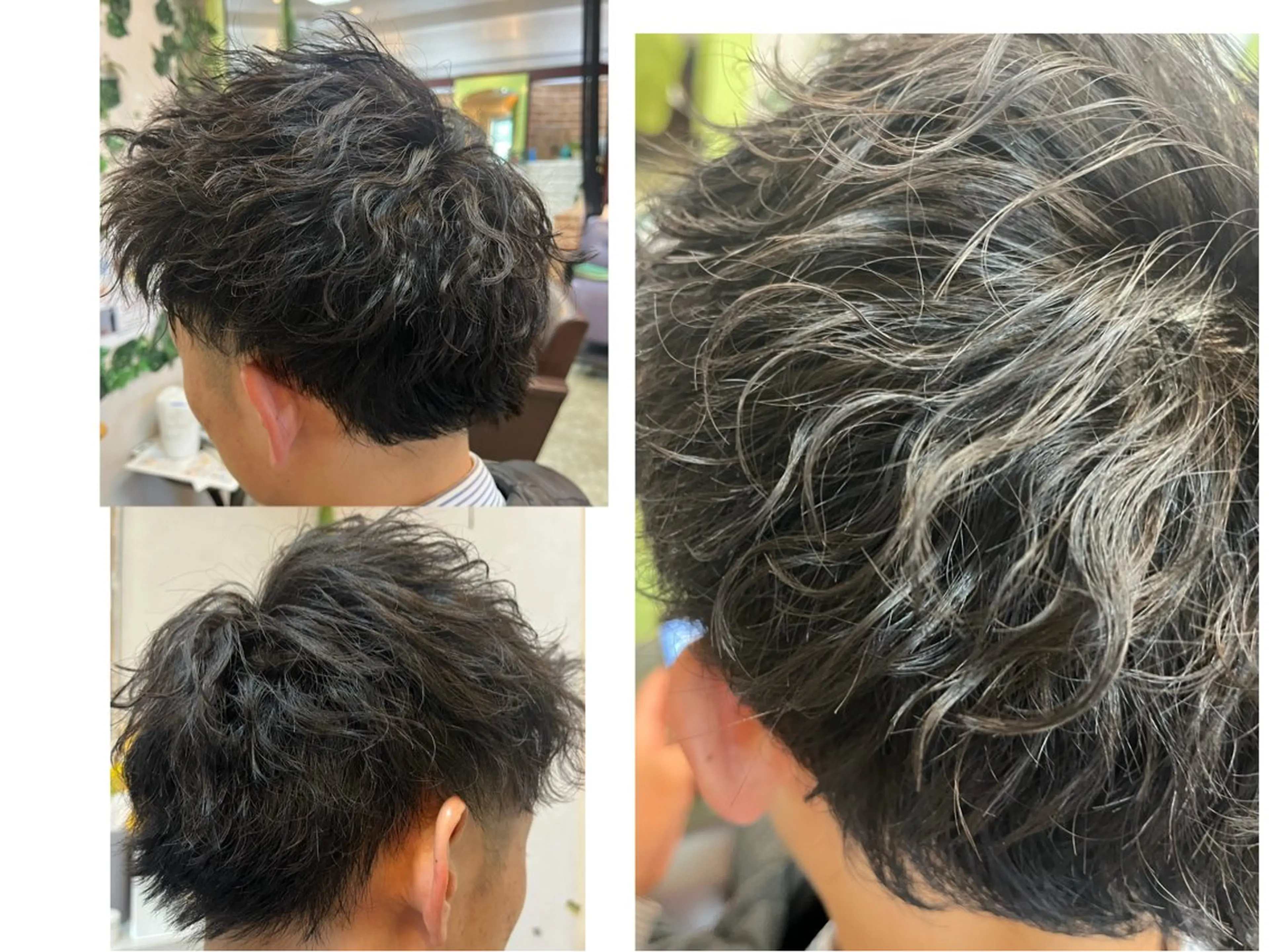 パーマ メンズ メンズパーマ 波巻きパーマ Revie所属・松 下のヘアスタイル