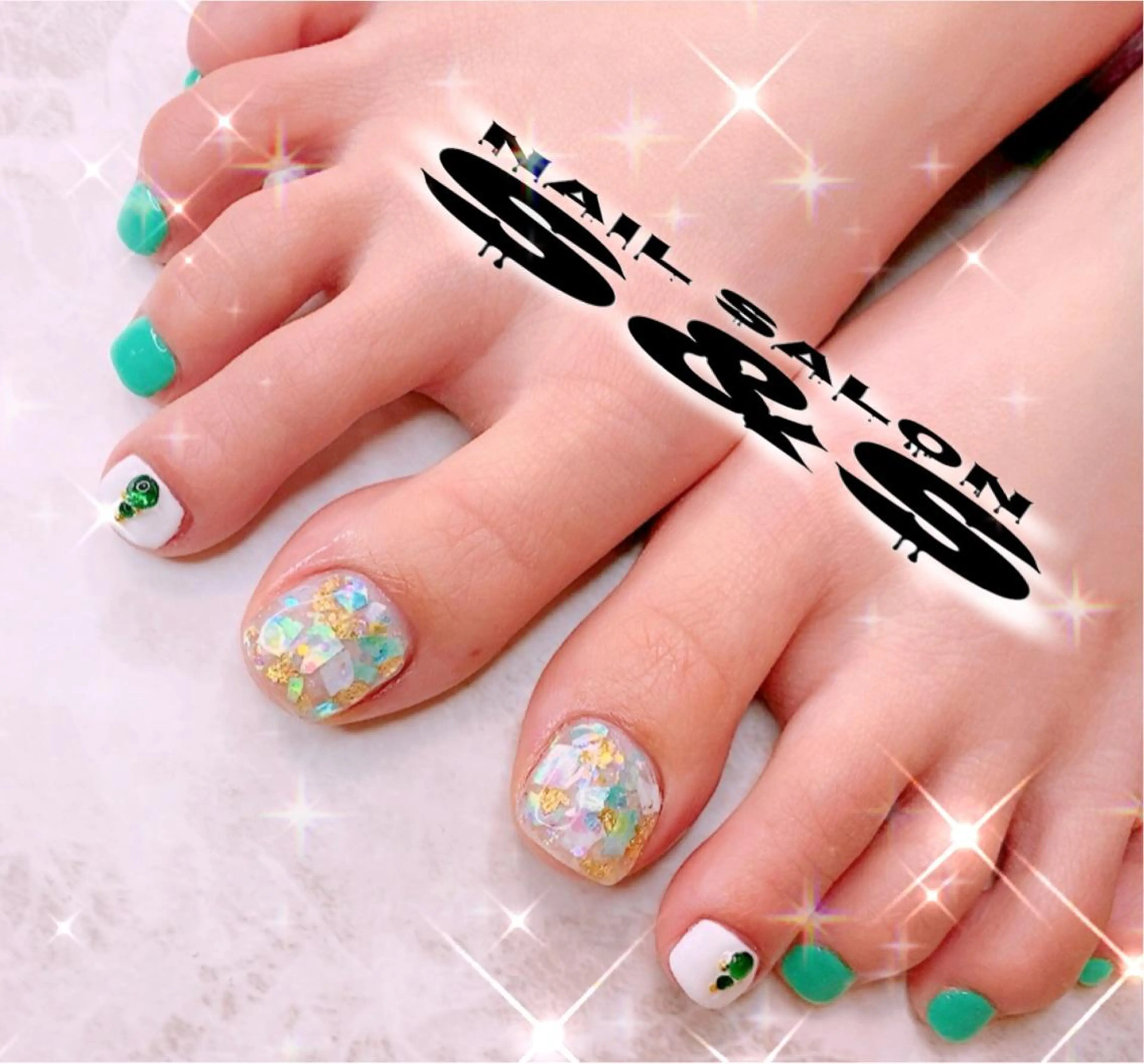 ネイル 長さ出し フットネイル メンズネイル 持ち込み スカルプネイル S&S 村田小百合のネイルデザイン