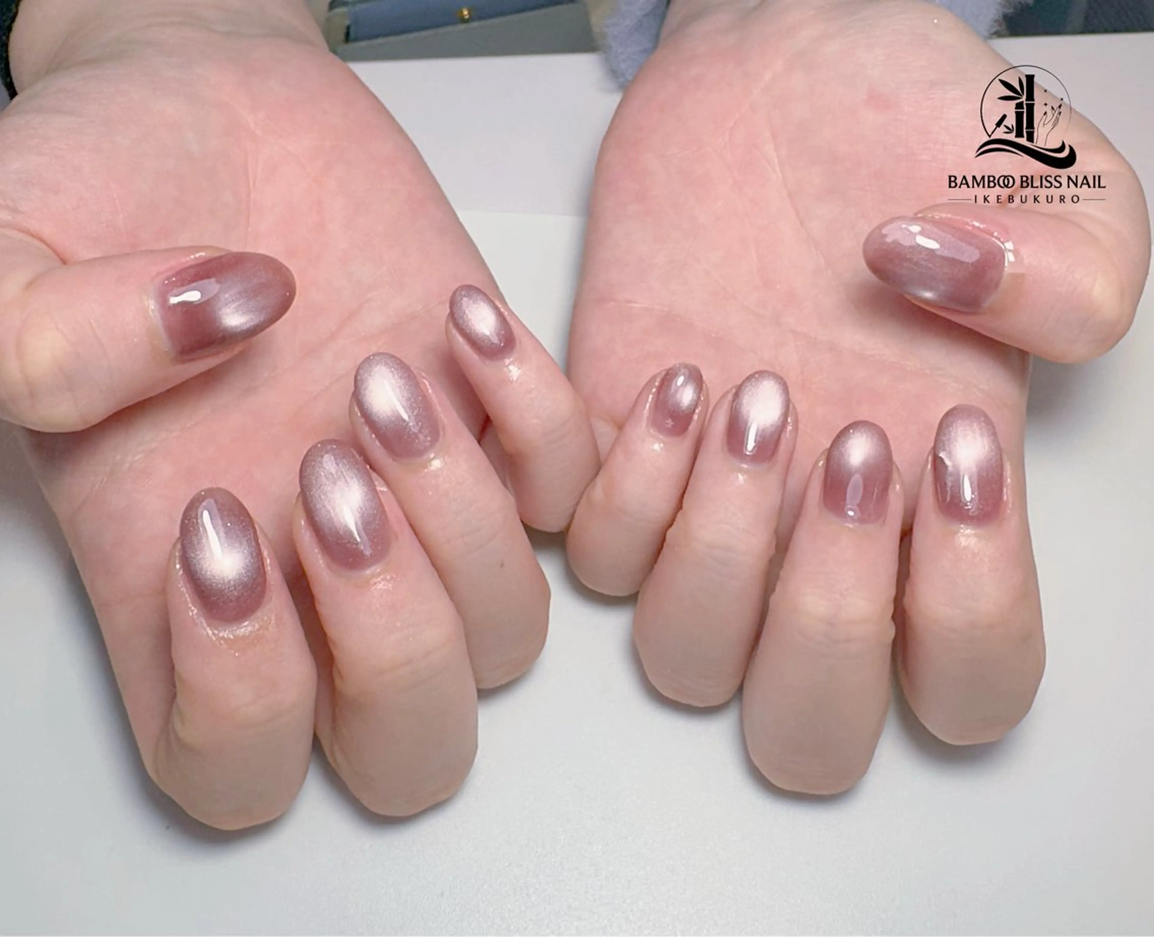 ネイル マグネットネイル BAMBOO BLISS 研修用のネイルデザイン