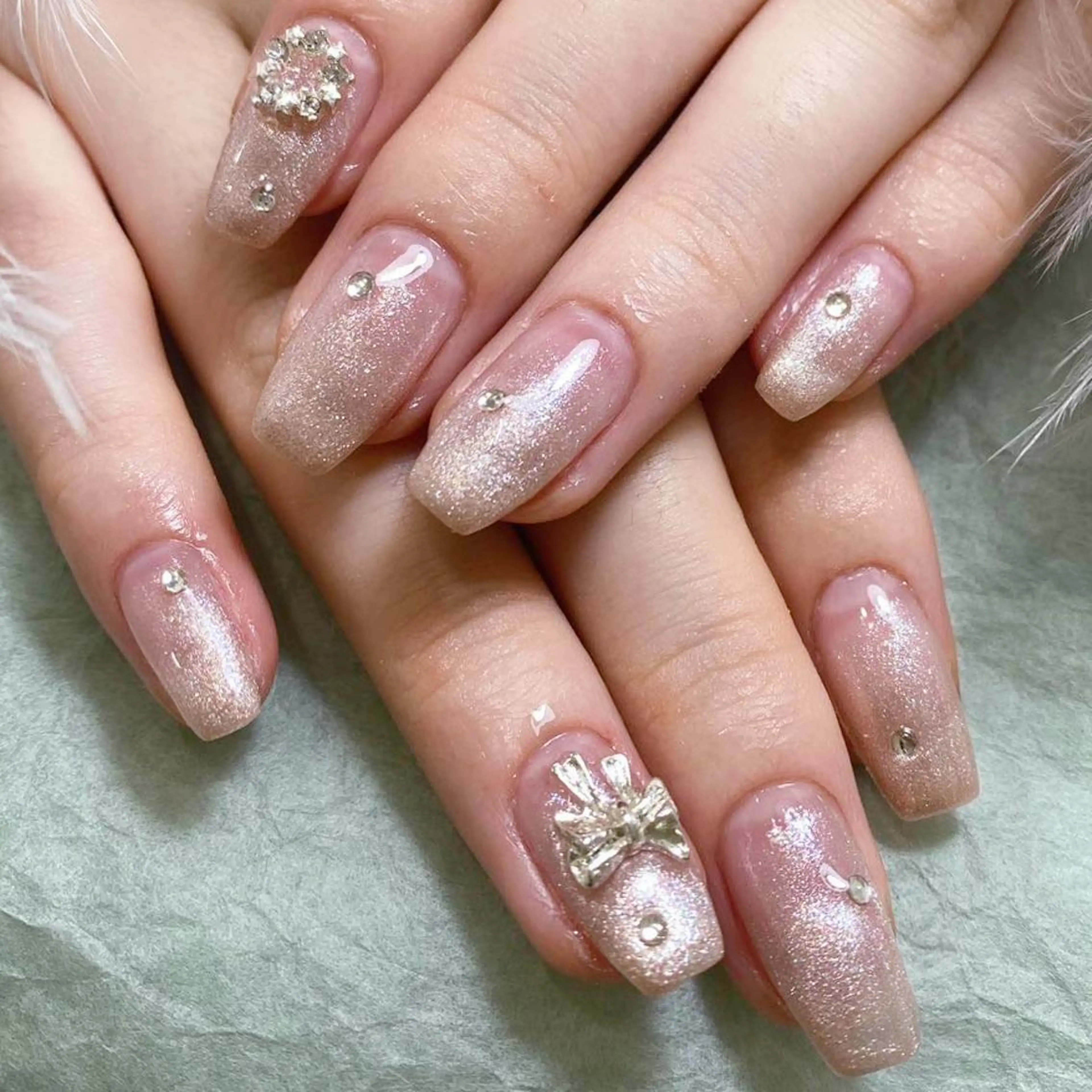 ネイル ハンドネイル ハンドケア Diamond 🚢のネイルデザイン