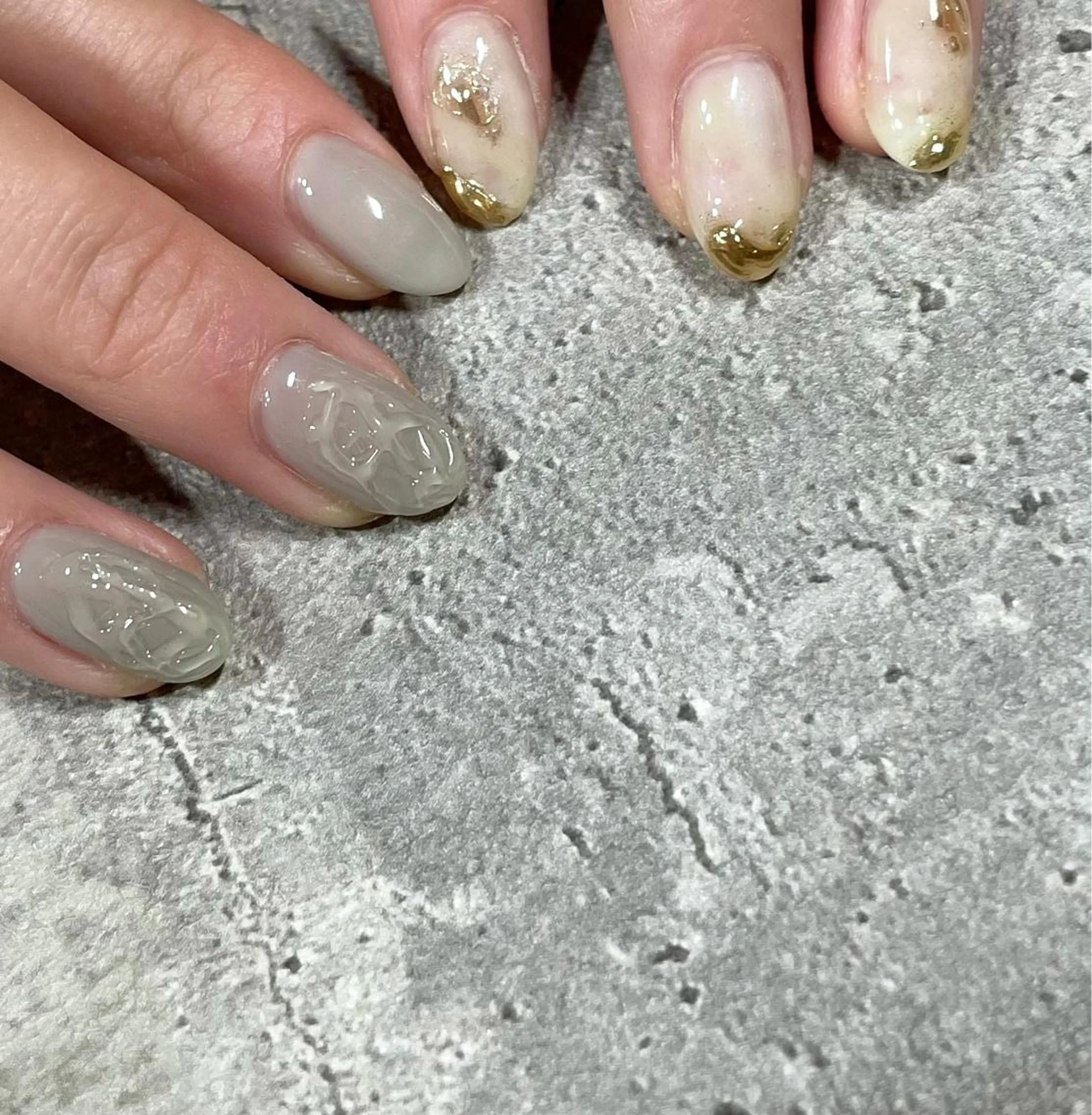 ネイル ジェルネイル 東 千夏のネイルデザイン