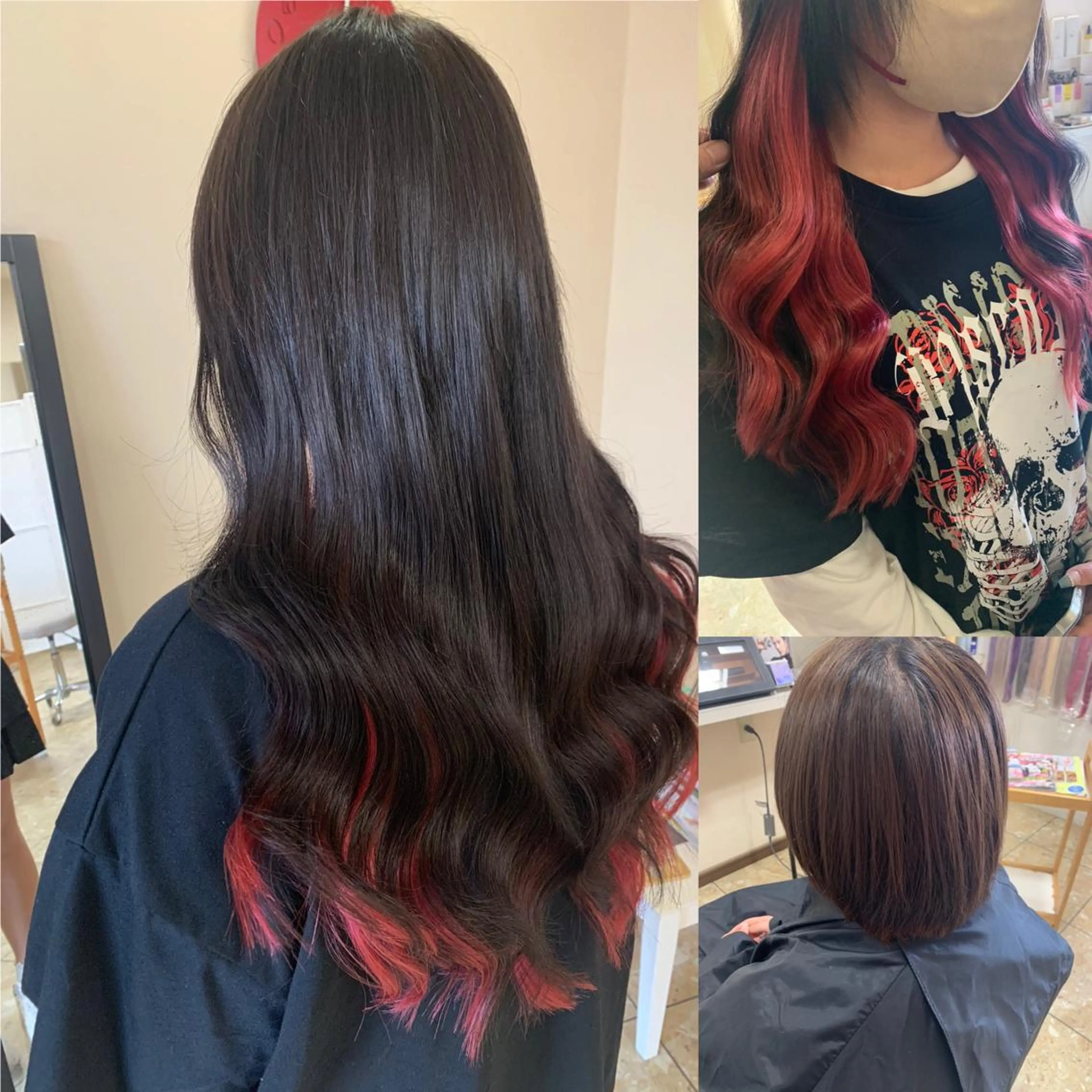 ショート シールエクステ ボブ エクステ ヘアーサロンaxia所属・上田 英樹のヘアスタイル