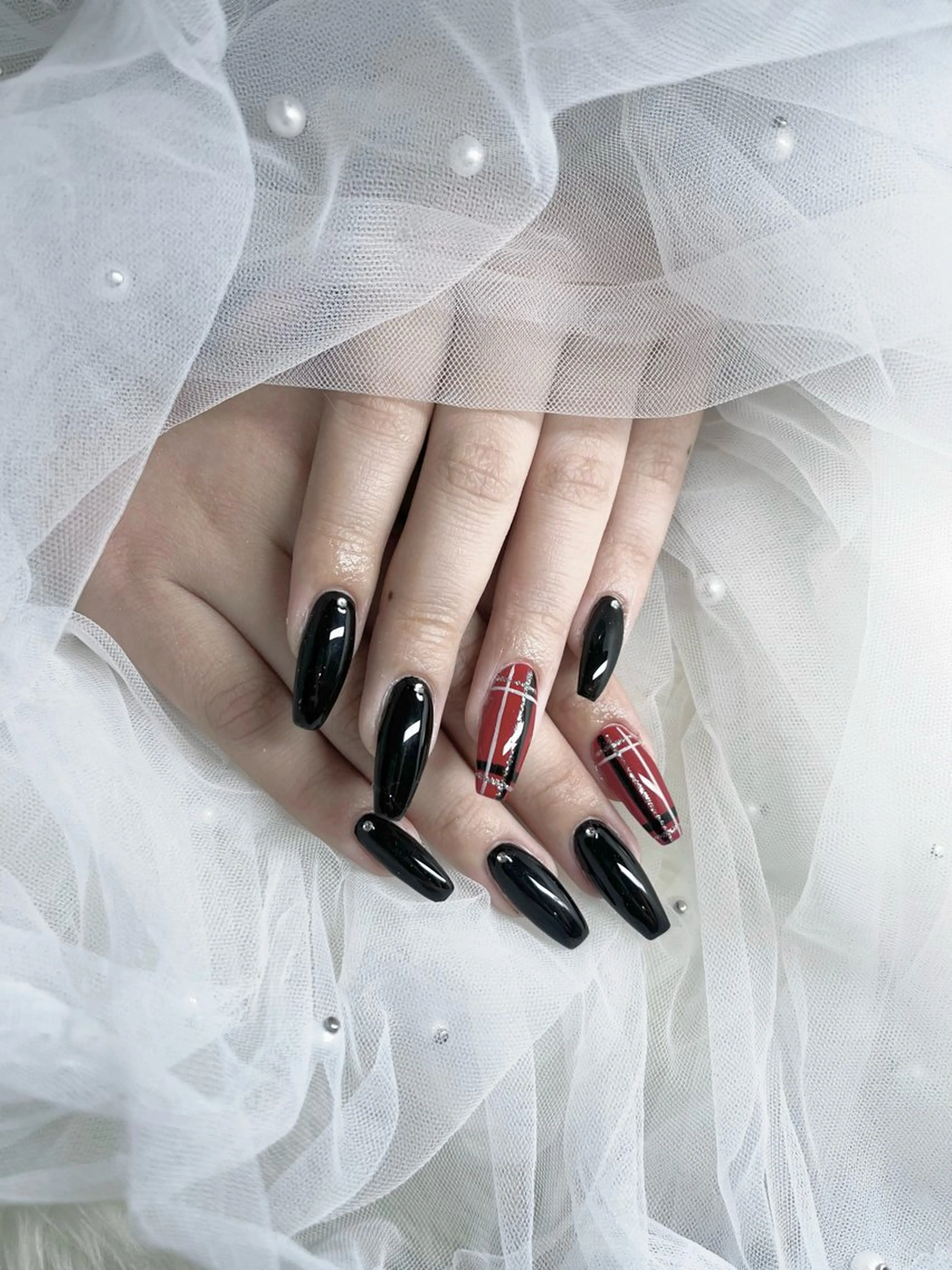 ネイル ハンドネイル 💖長さ出し＆ 韓国ネイルaya💖のネイルデザイン