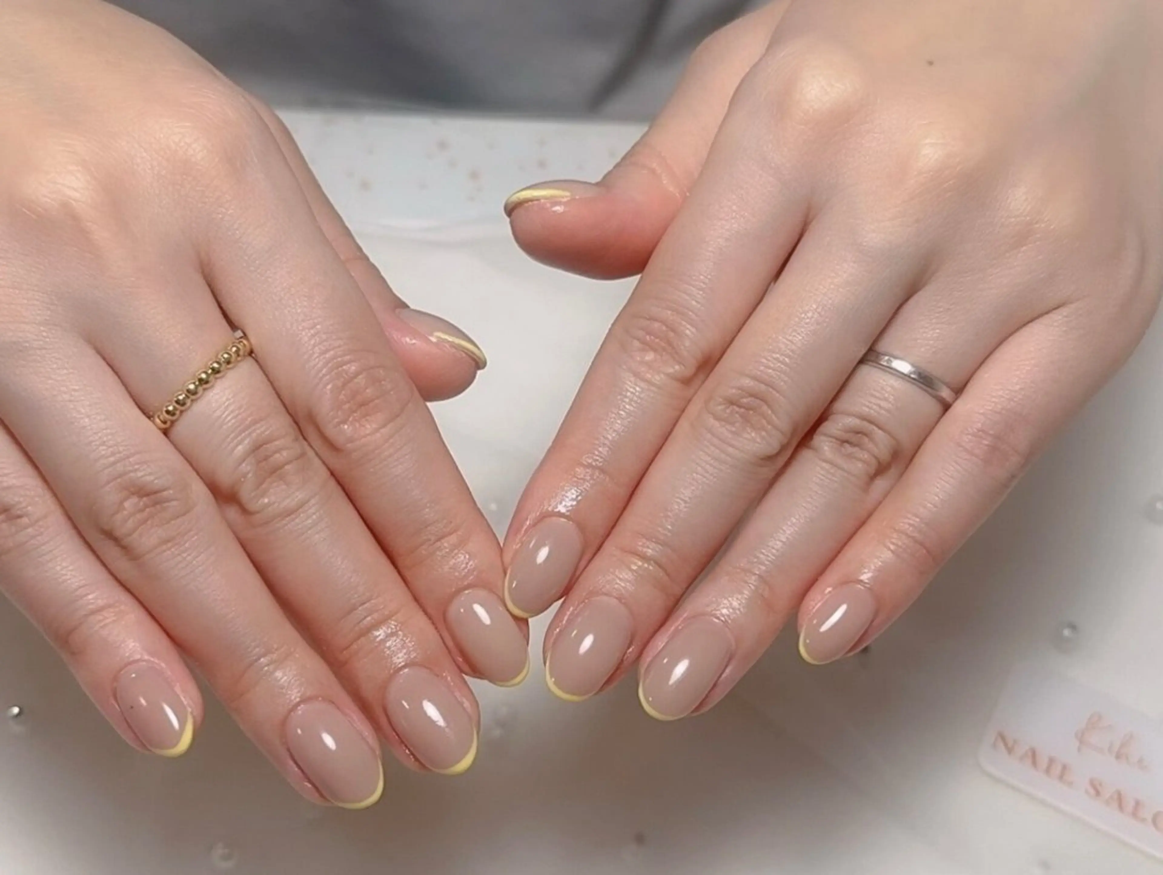 ネイル アートネイル フレンチネイル ジェルネイル グラデーション 韓国ネイル 村中 ハナのネイルデザイン