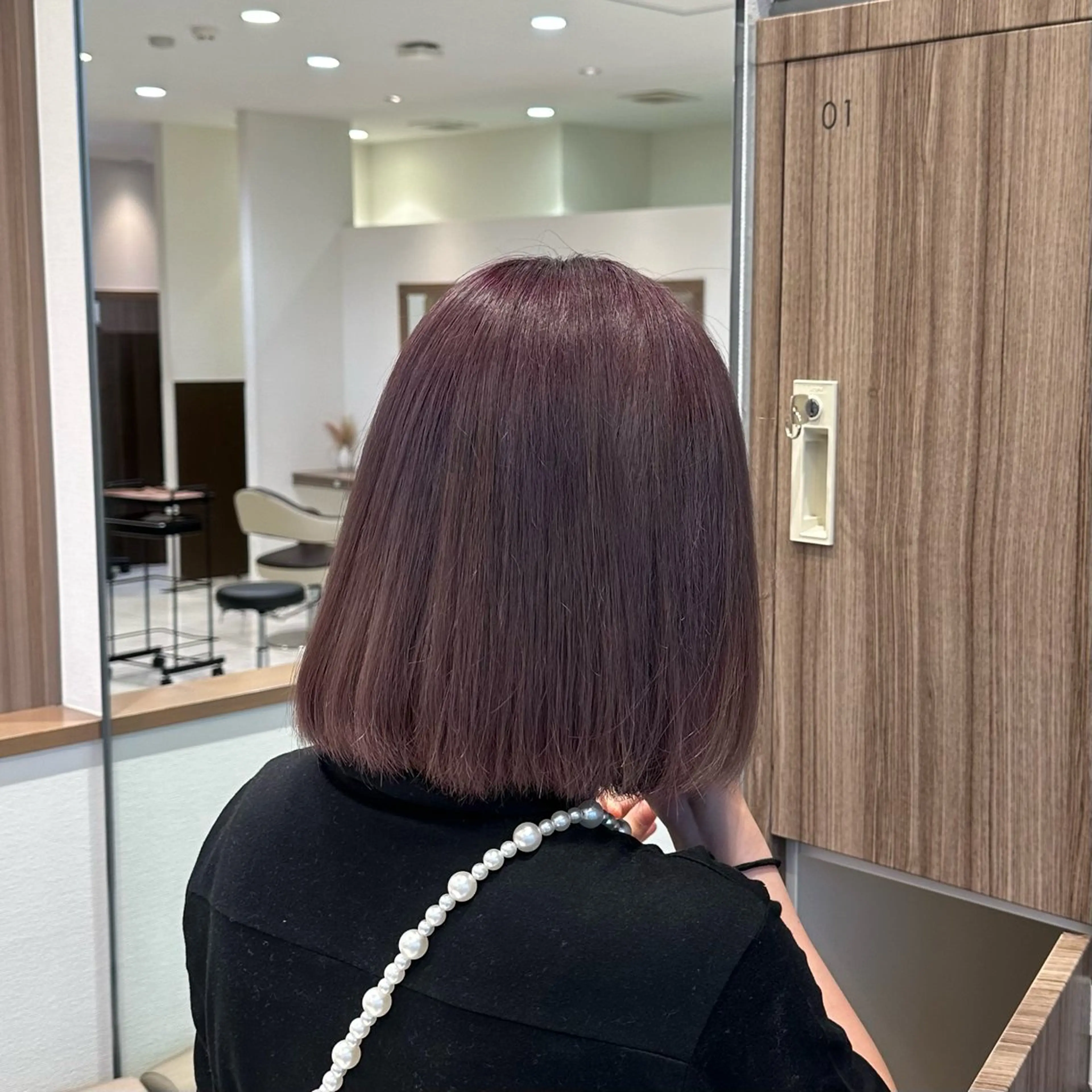 ミディアム カラー ブリーチ ブリーチなしカラー ヘアカラー 𓍯暖色/韓国風 田中沙羅‎𓍯のヘアスタイル