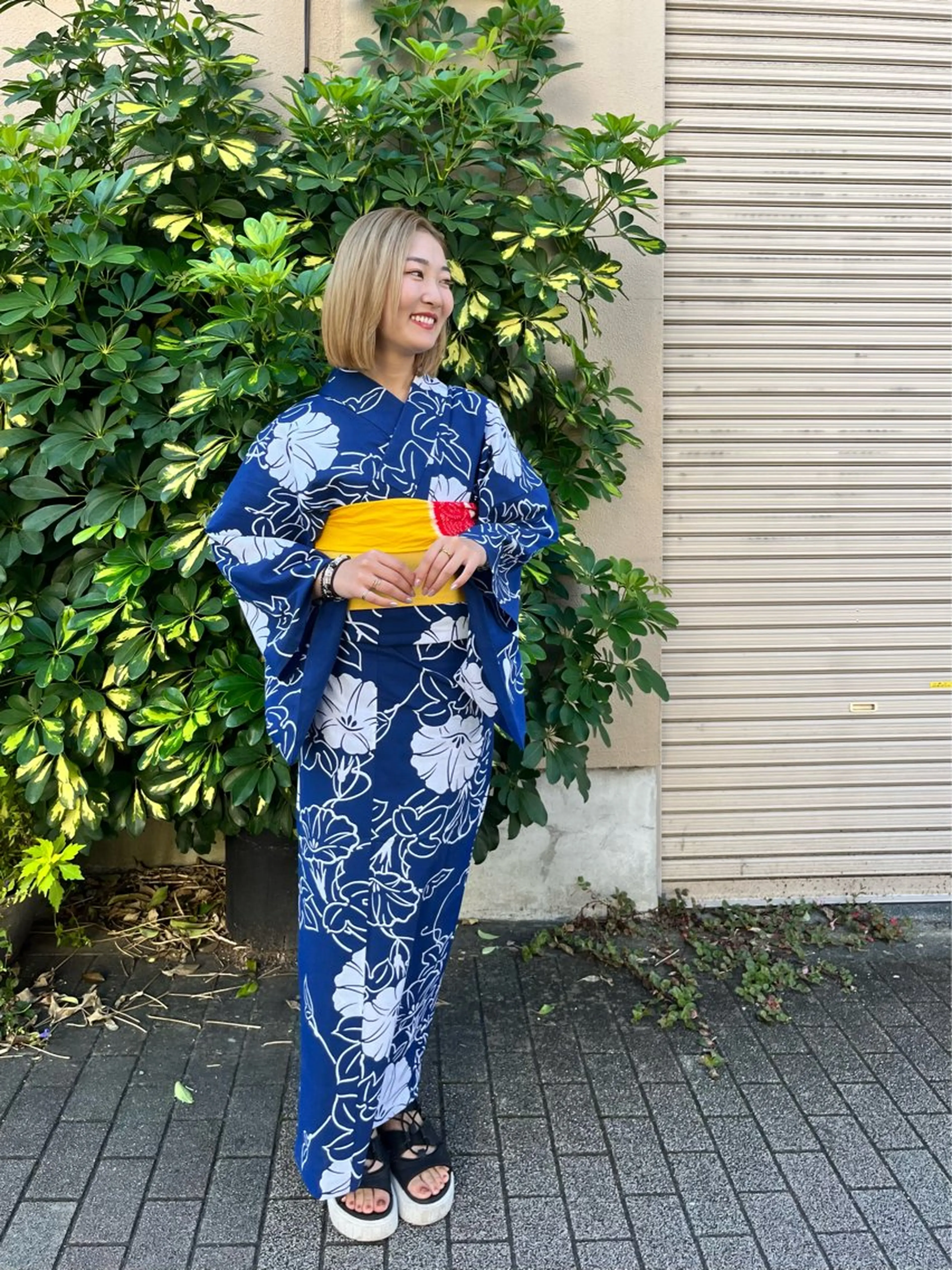 浴衣着付けの写真