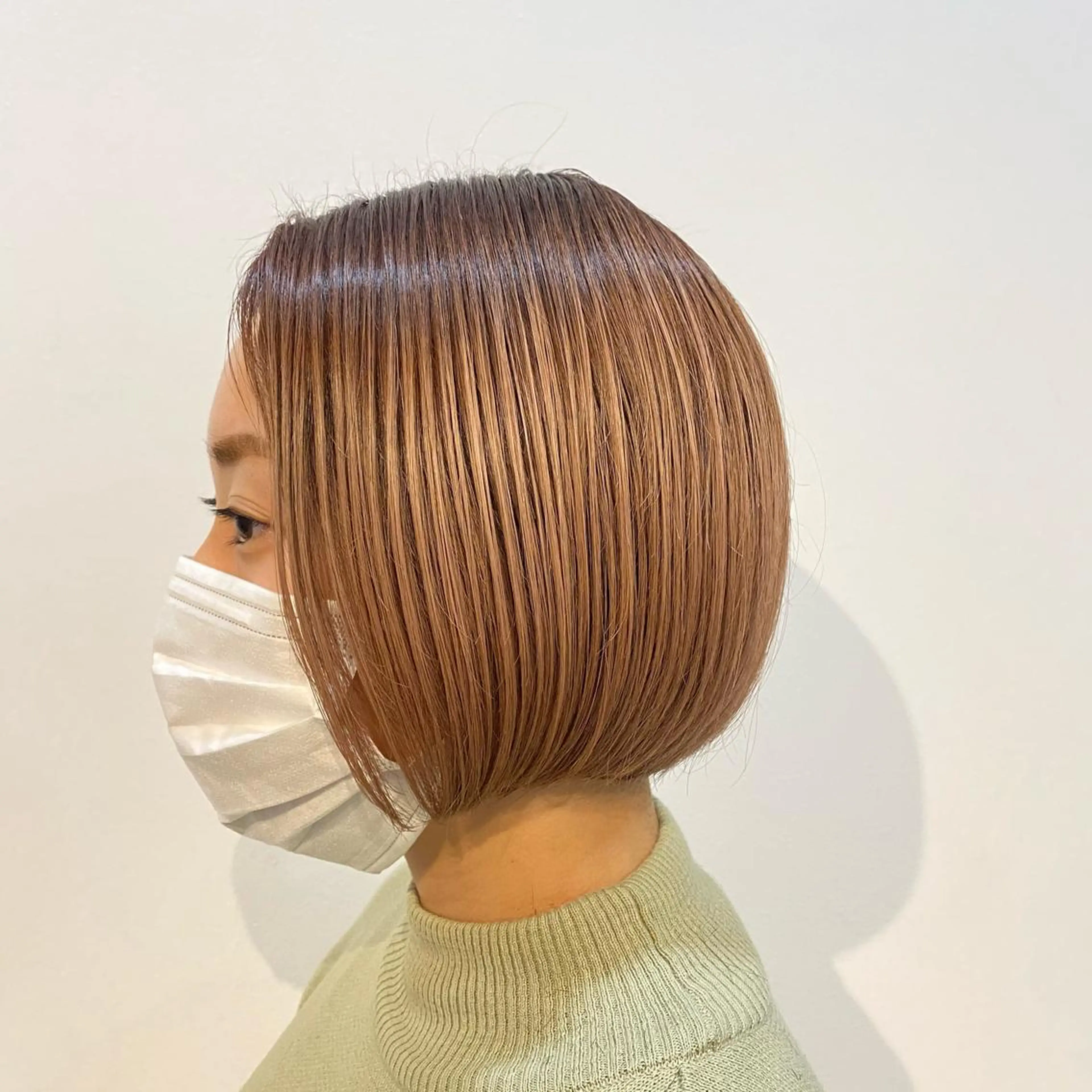 ミディアム ボブ 栗田 大輝のヘアスタイル