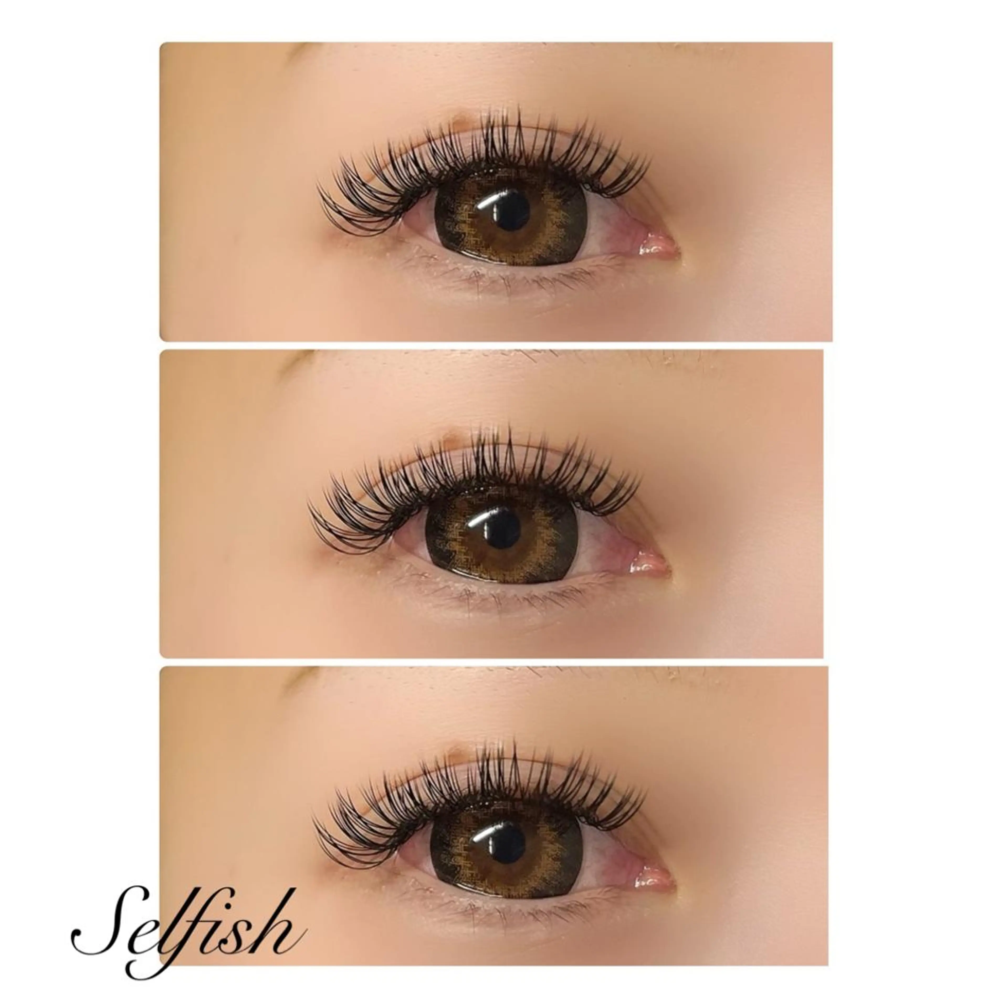 マツエク・マツパ 付け放題 フラットラッシュ マツエク eyelashsalonSelfish所属・. Selfishのマツエク・マツパデザイン