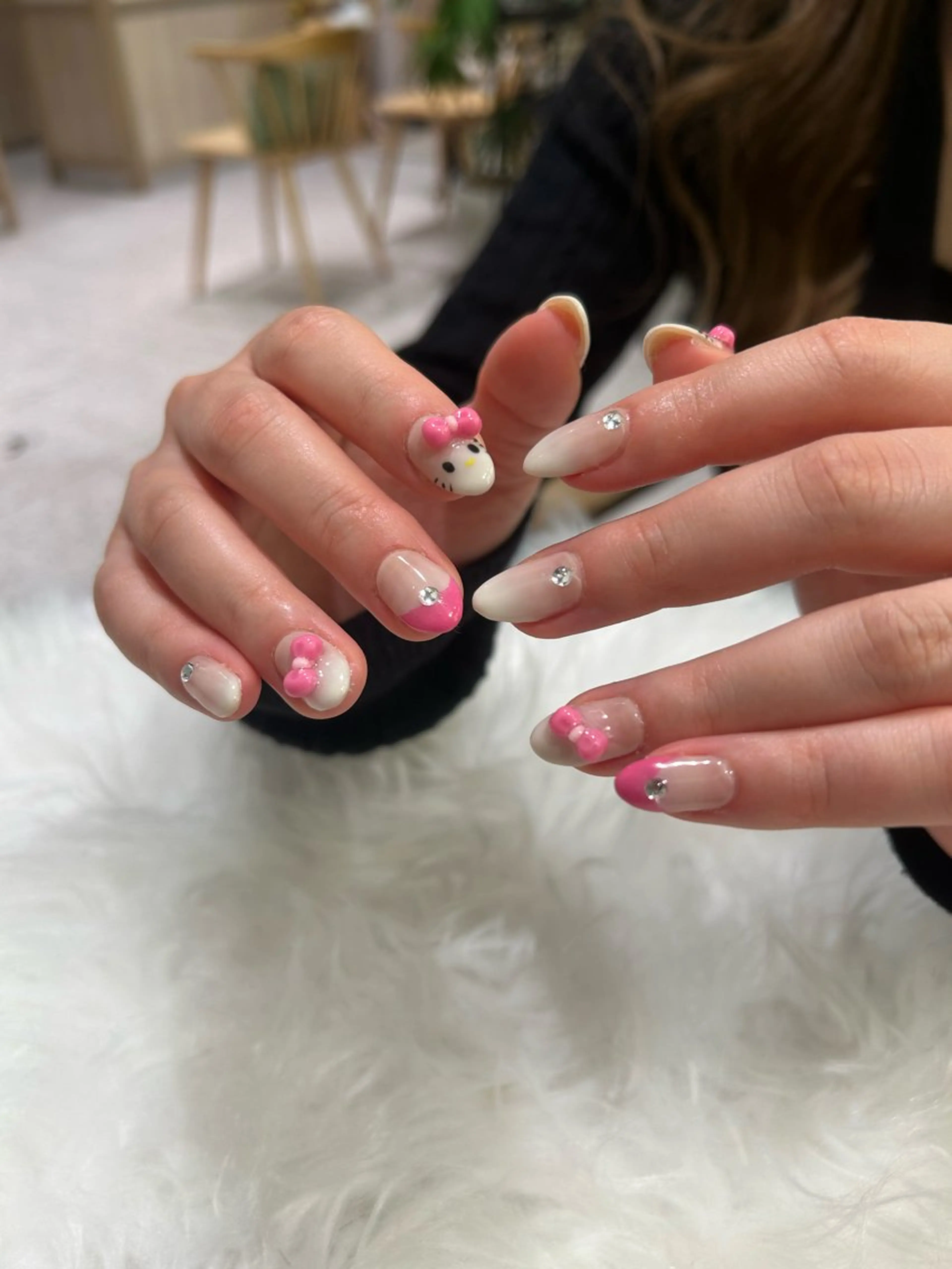 ネイル ハンドネイル ♡ハイトーン★ ネイル/しの♡のヘアスタイル