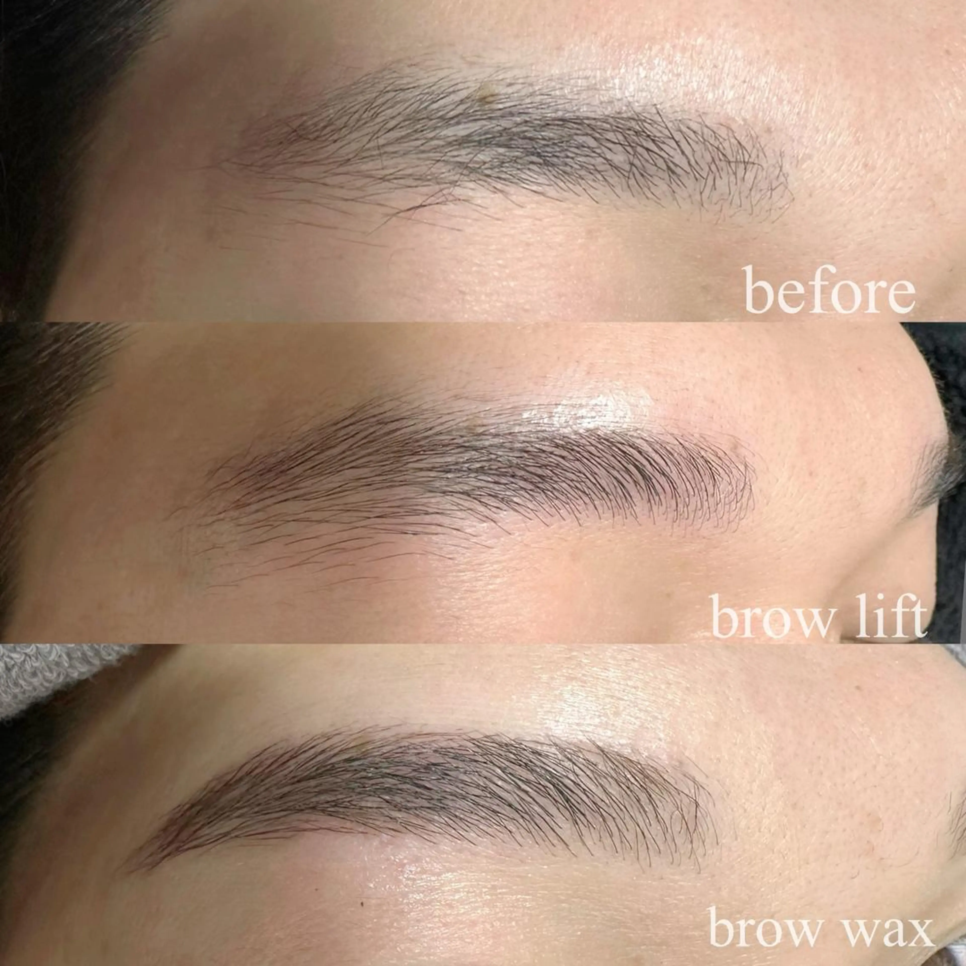 眉Wax＋3d browlift（眉パーマ）の写真
