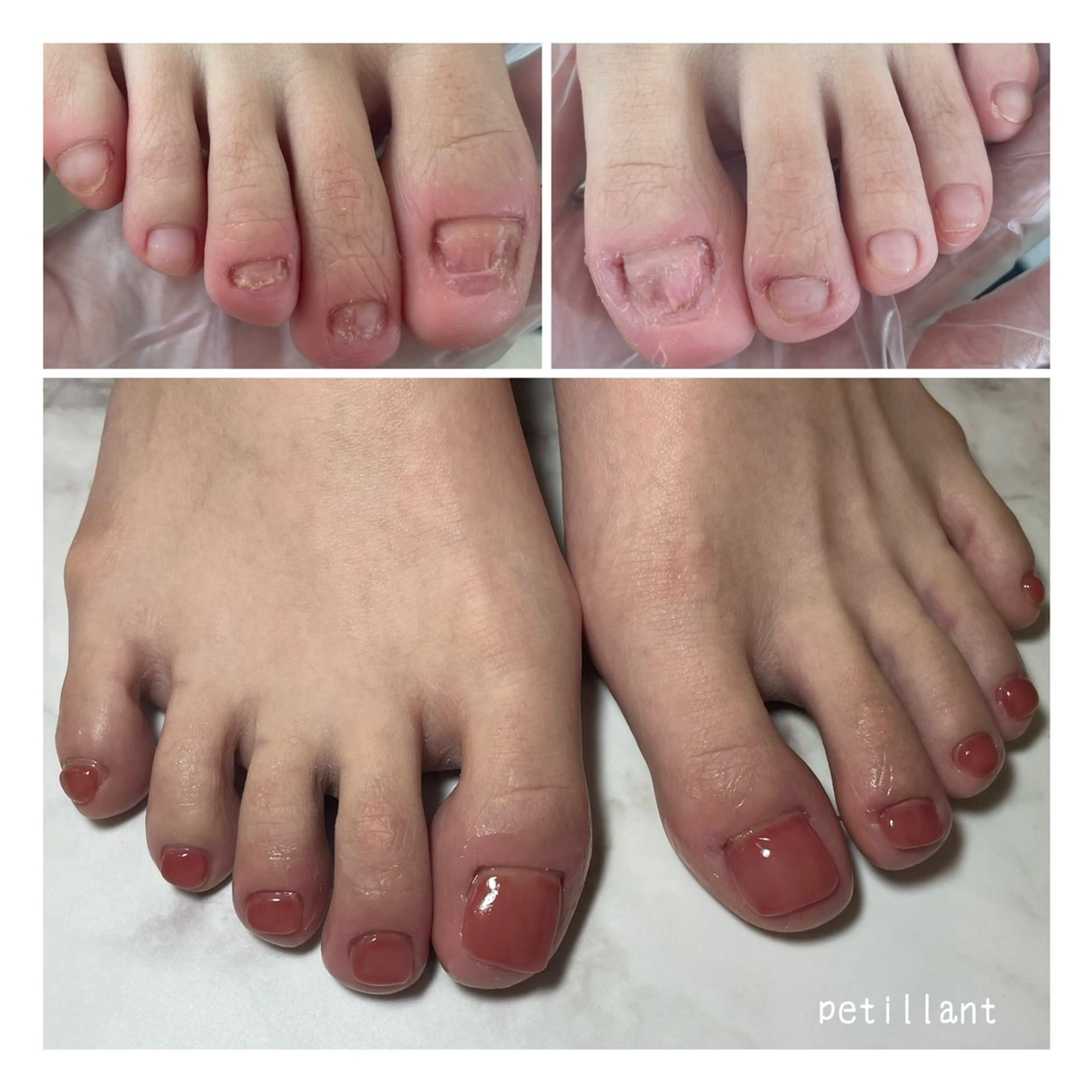 ネイル ジェルネイル フットネイル petillant所属・nail salon petillantのネイルデザイン