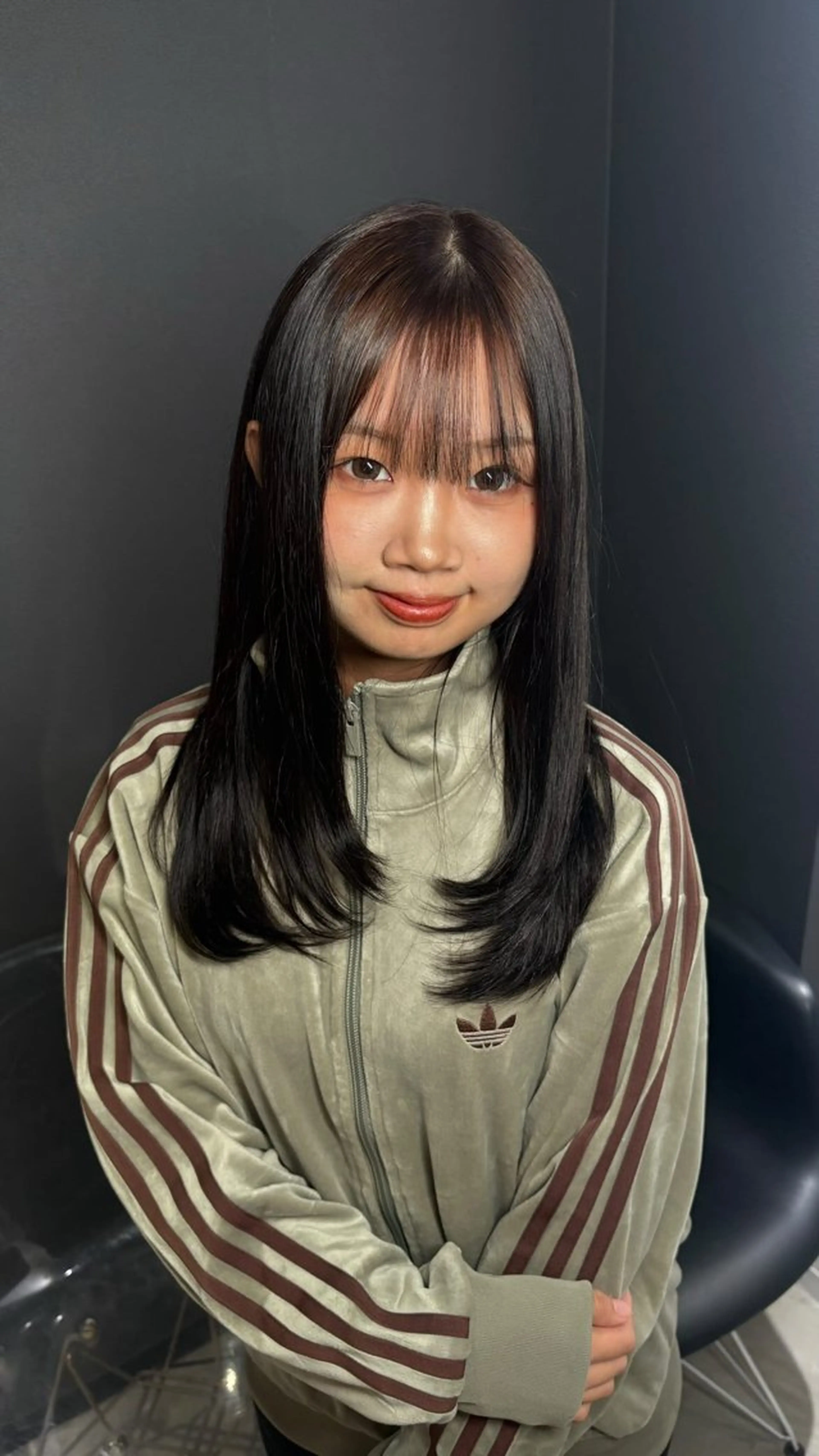 ロング カラー レイヤーカット デザインカラー/ハイ トーン/konomiのヘアスタイル