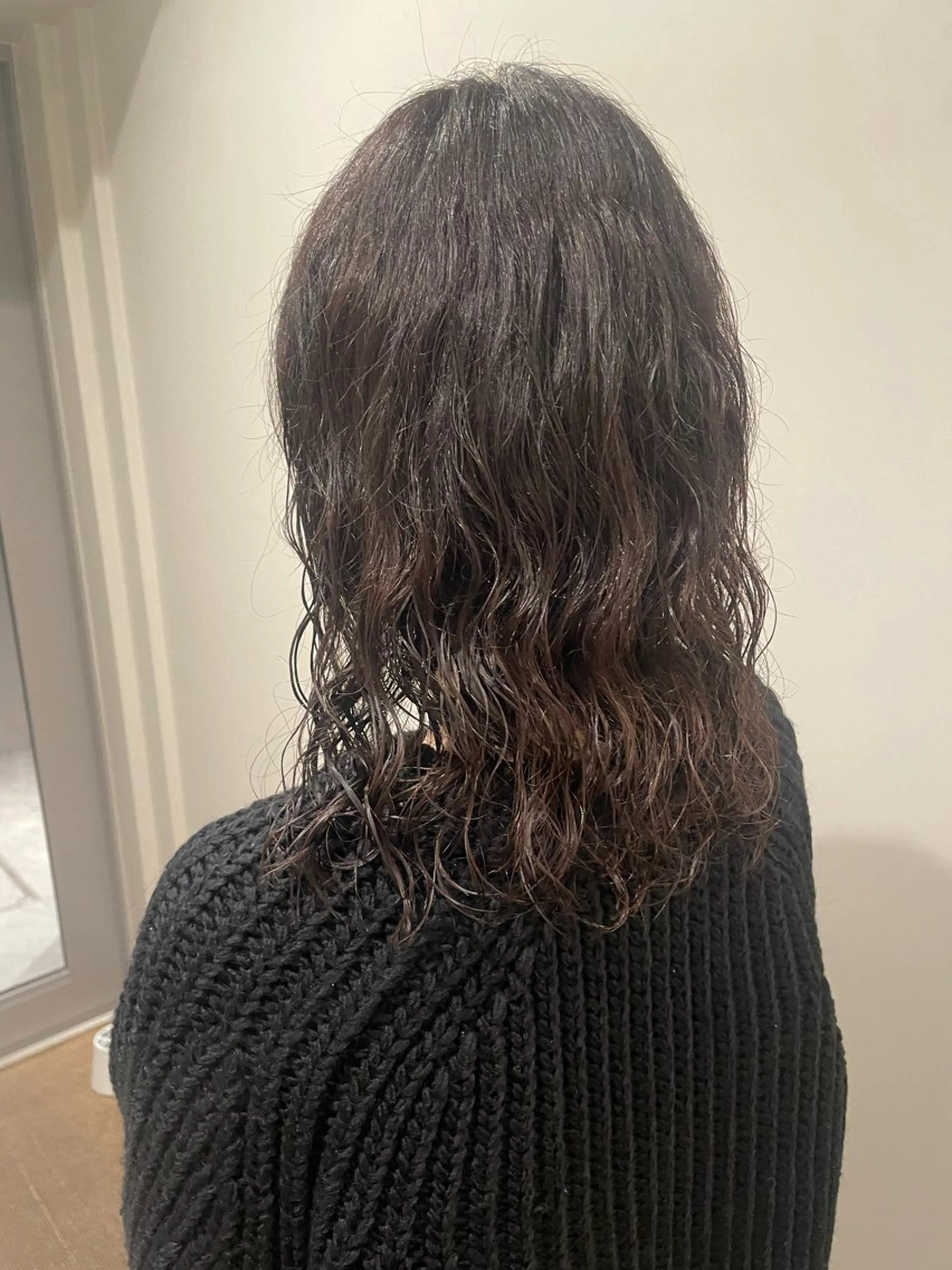 ミディアム パーマ パーマ CEINE loq ‪🍒なつきのヘアスタイル