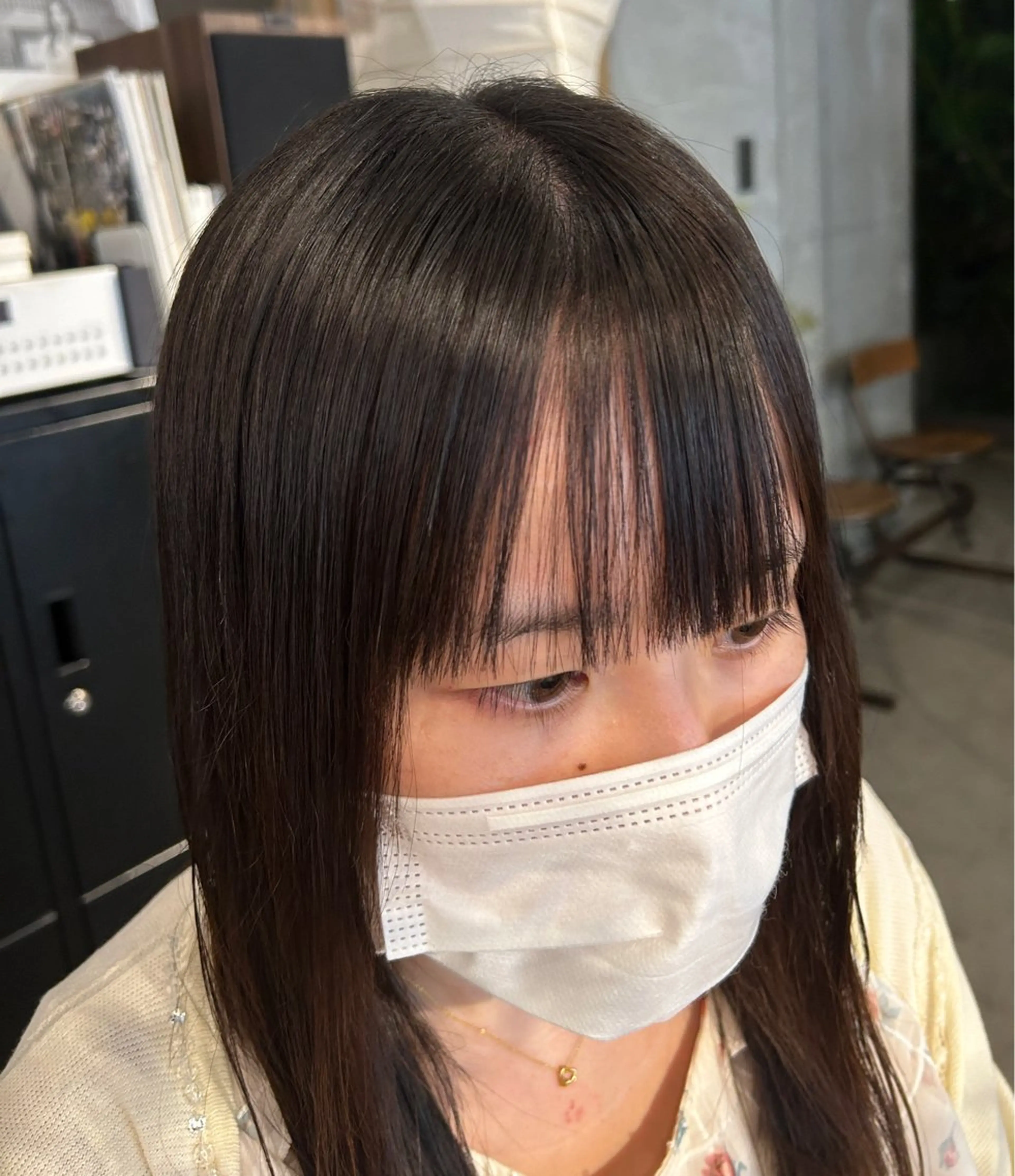 縮毛矯正 植田 瑠菜のヘアスタイル