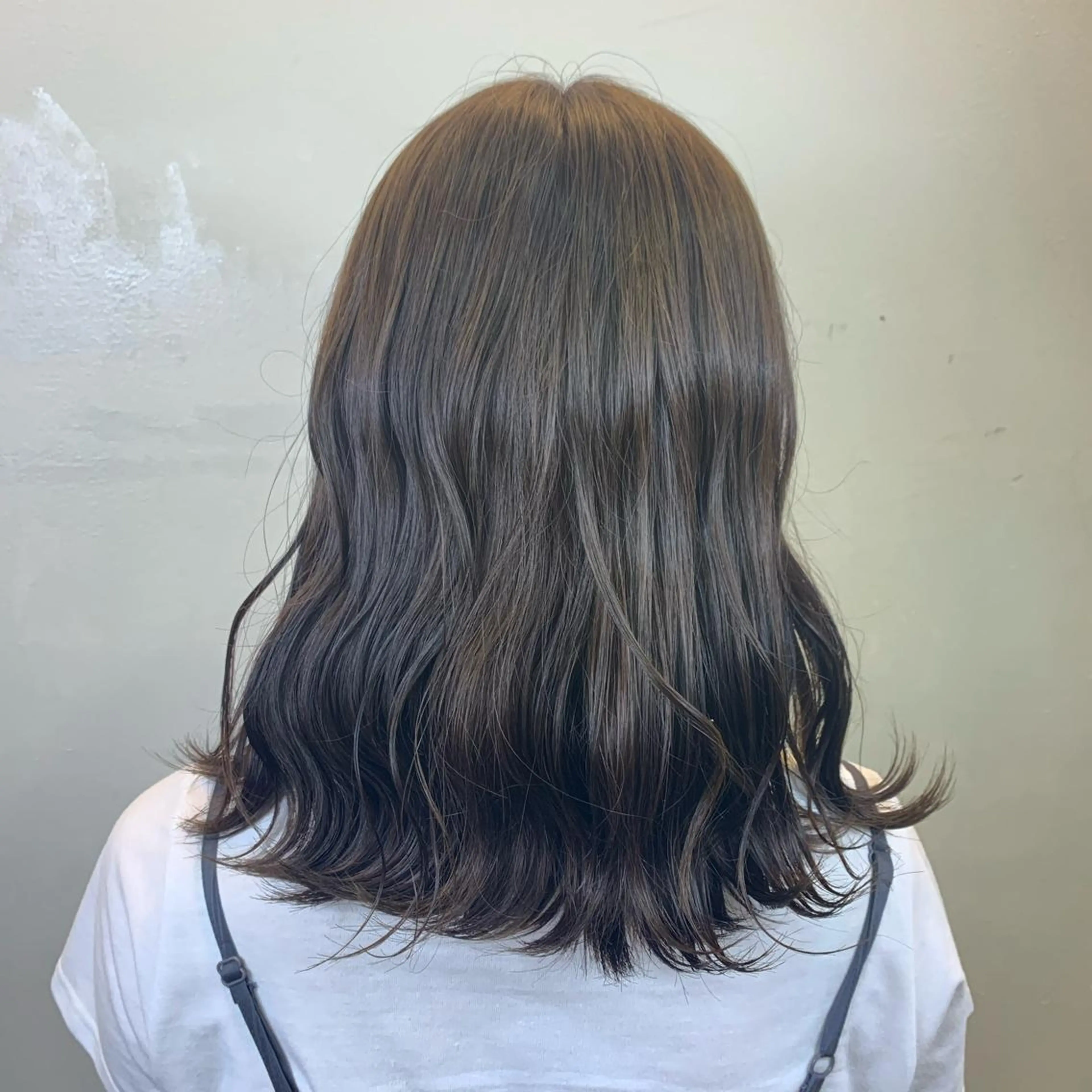 ミディアム カラー 天王寺ハイトーン rinkaのヘアスタイル