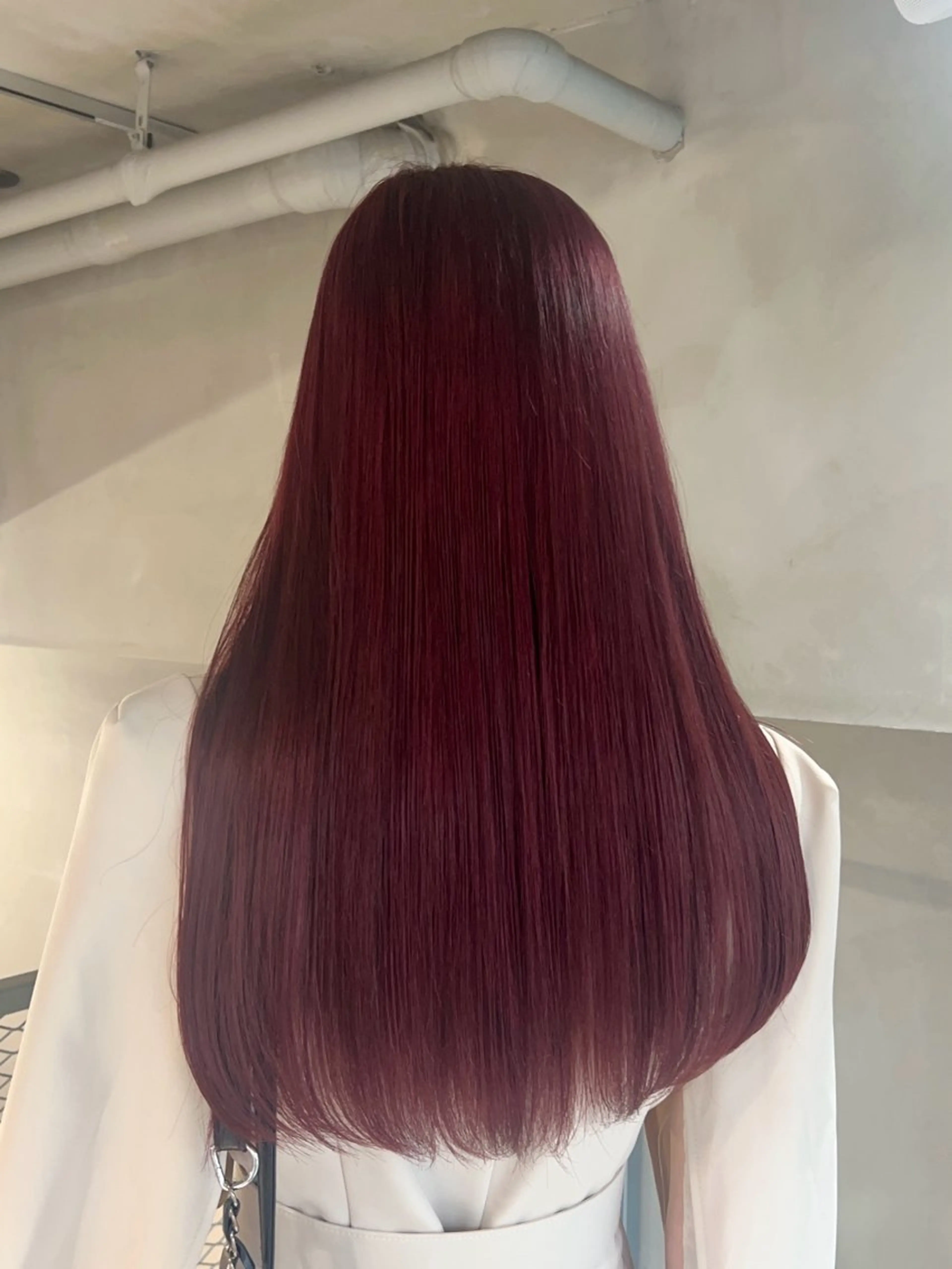 カラー ボルドーカラー ヘアカラー ハイトーン/くすみ カラー seina★のヘアスタイル