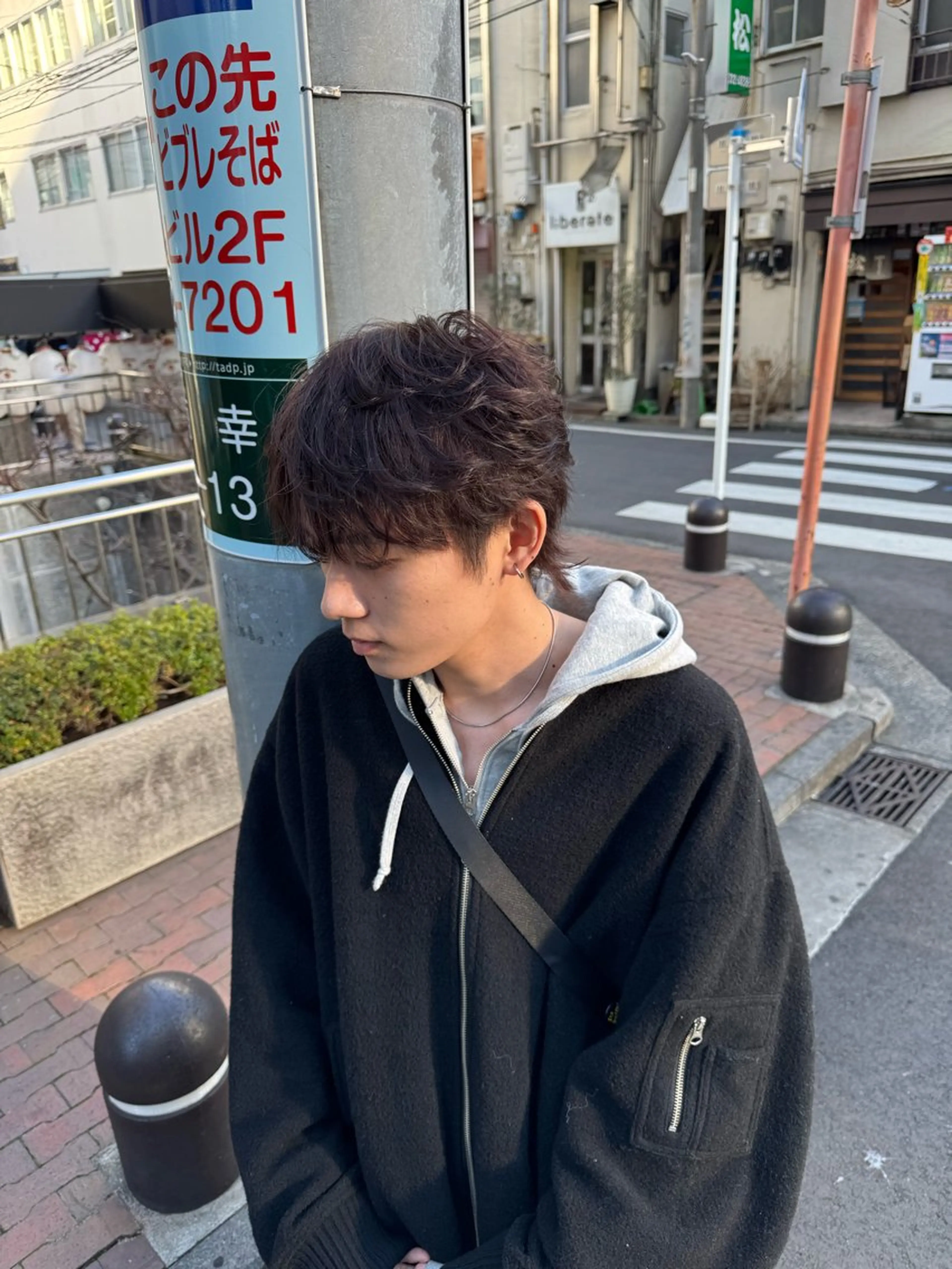 メンズ カット メンズ特化 センターパート特化のヘアスタイル