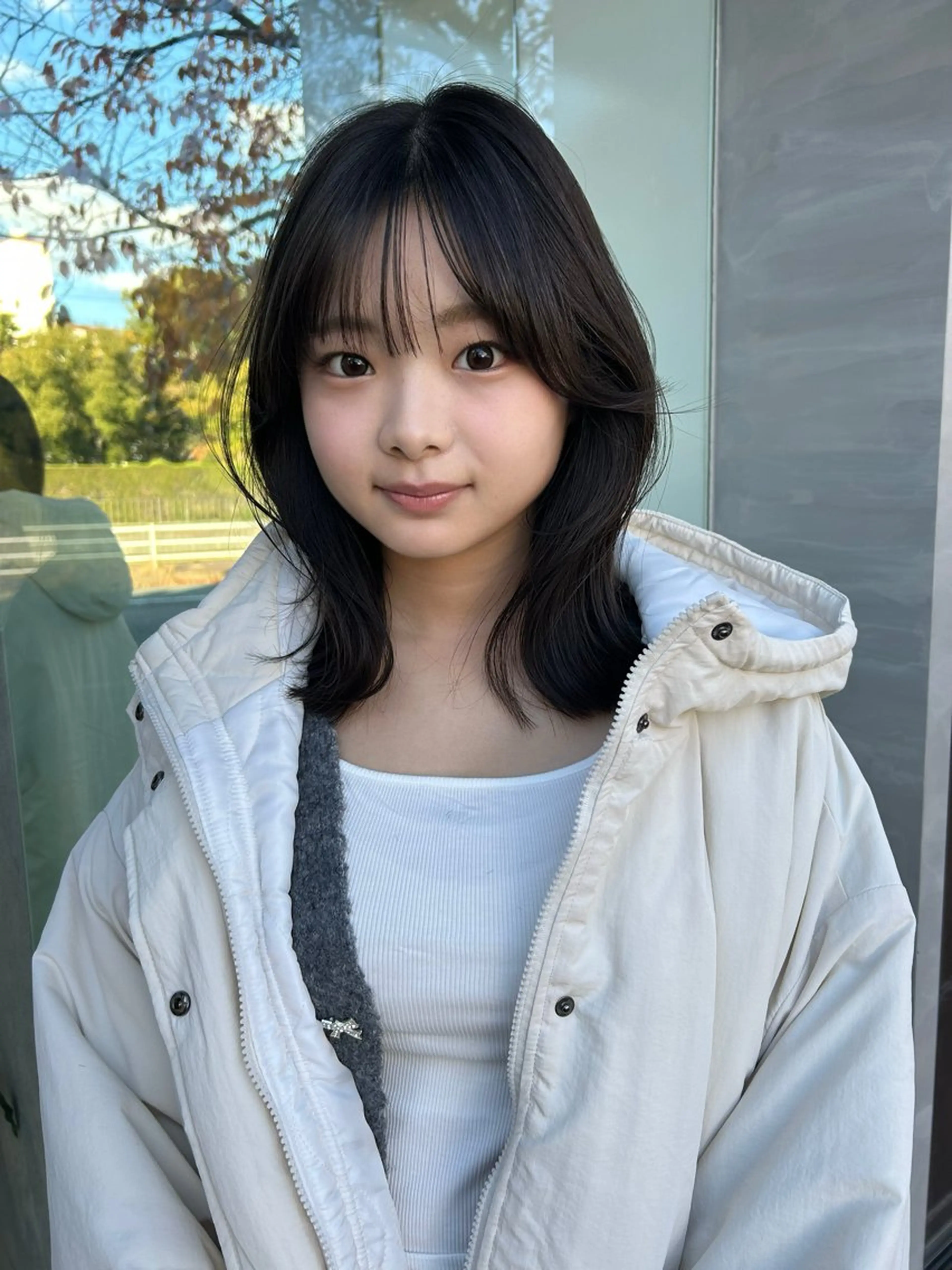 ミディアム qpula  大濠 西新所属・qpula クプラのヘアスタイル