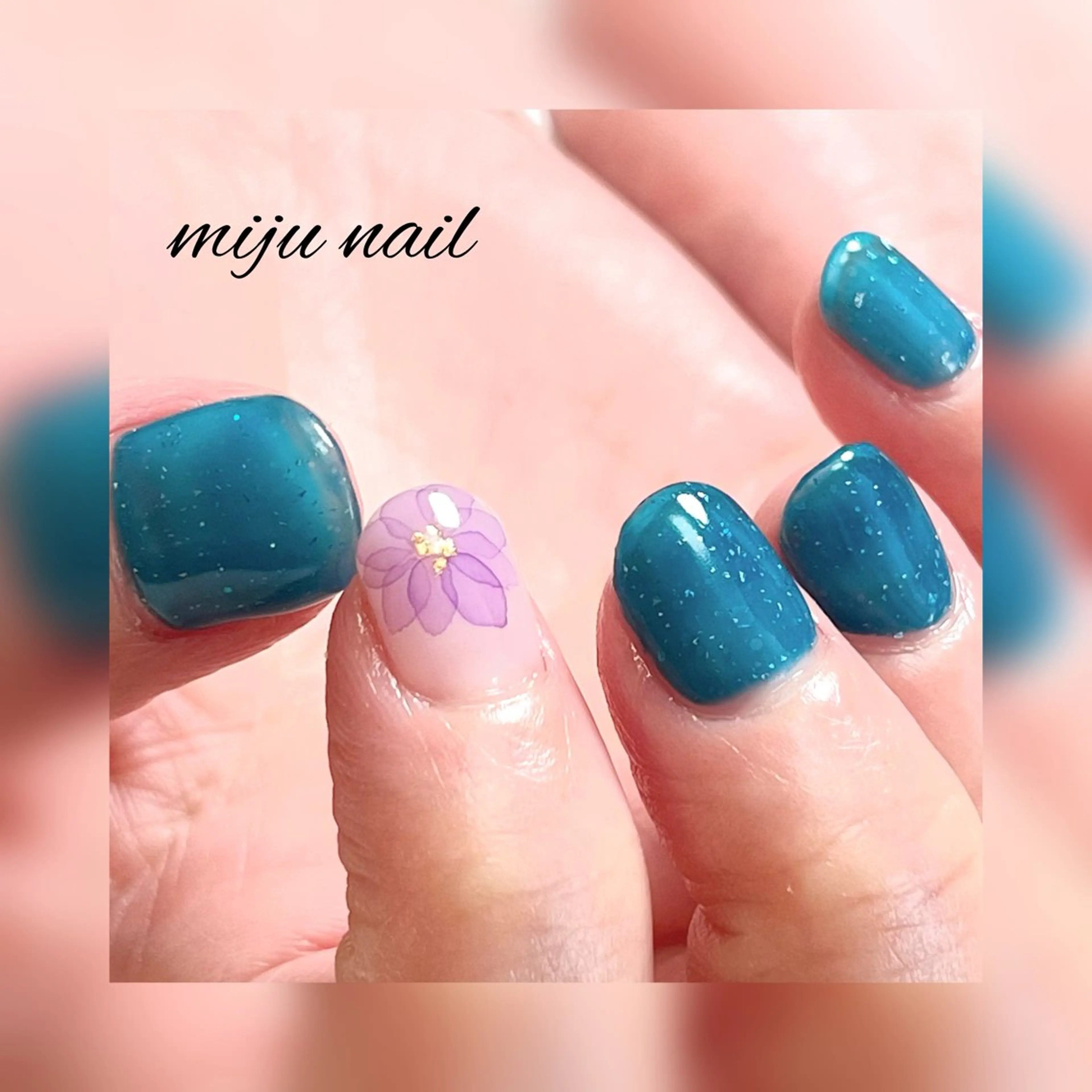 ネイル ❁miju nail 大人上品/自爪育成のネイルデザイン