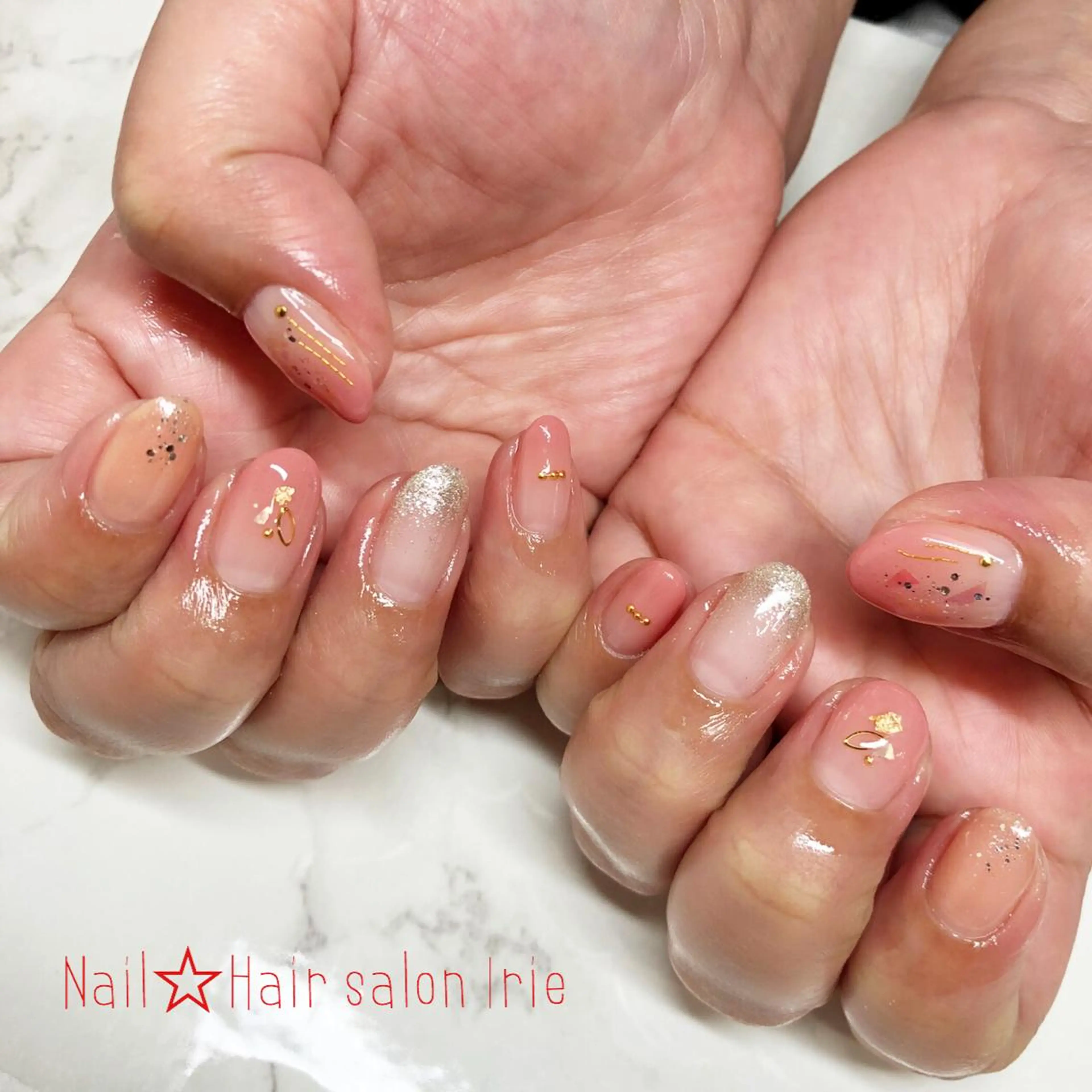 ネイル Hair salon Irie所属・與儀 知佳のネイルデザイン