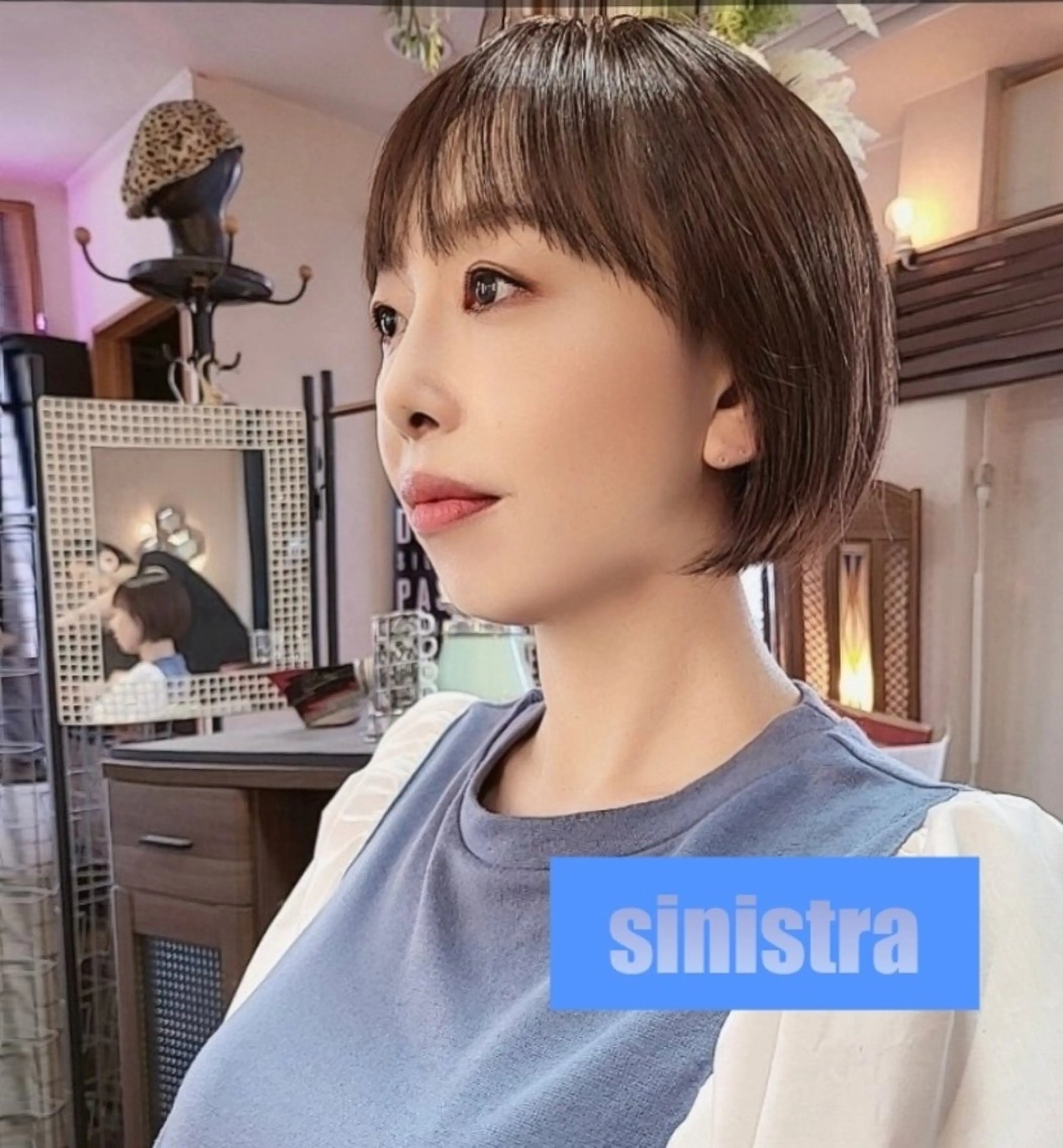 ショート カラー カット ヘアカラー トリートメント sinistra シニストラ　足利山下店所属・シニストラ足利 原宿表参道のカラーのヘアスタイル