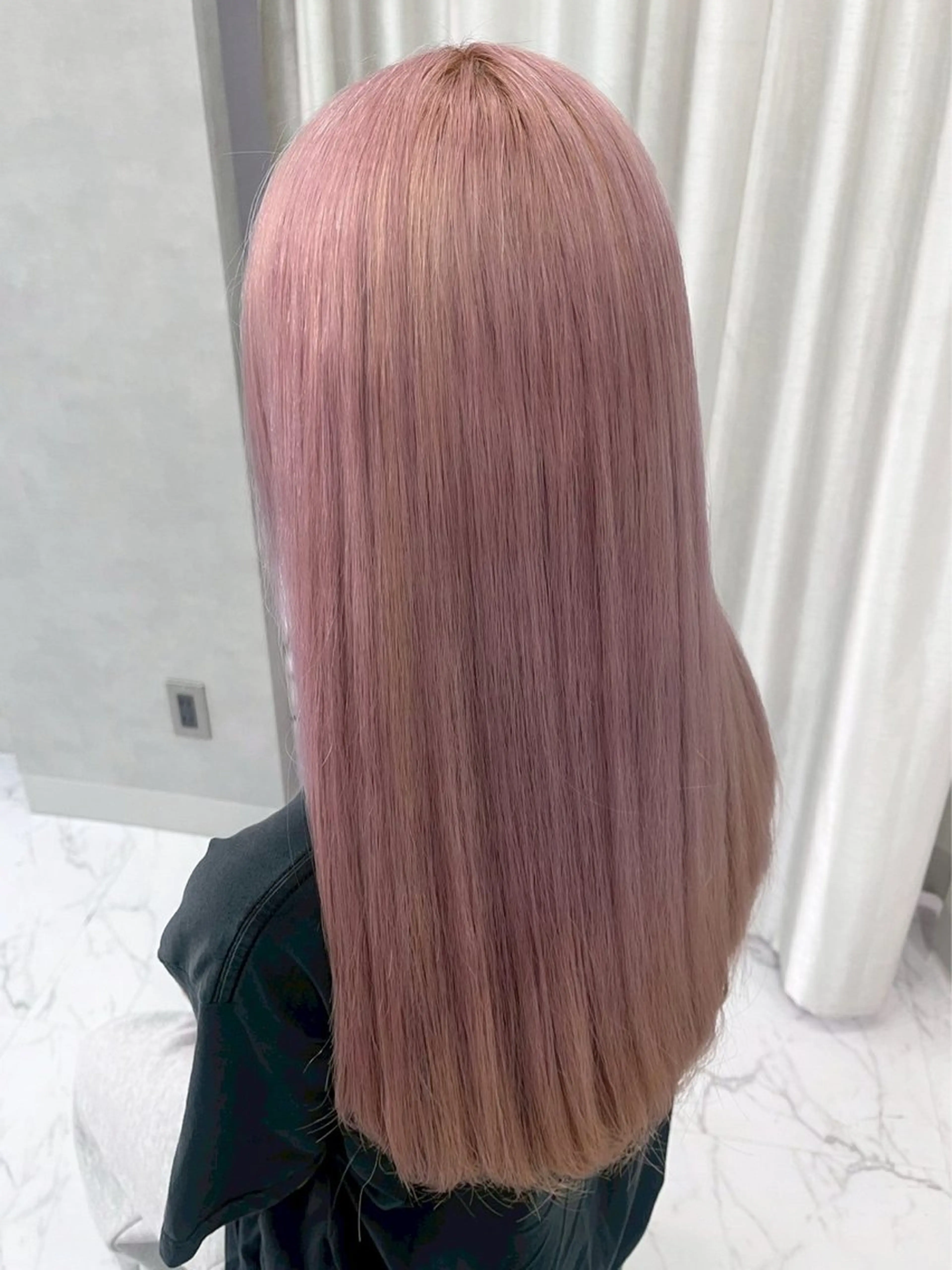 ロング カラー カット ヘアカラー トリートメント ハイトーン/韓国風/ 艶髪/吉祥寺のヘアスタイル