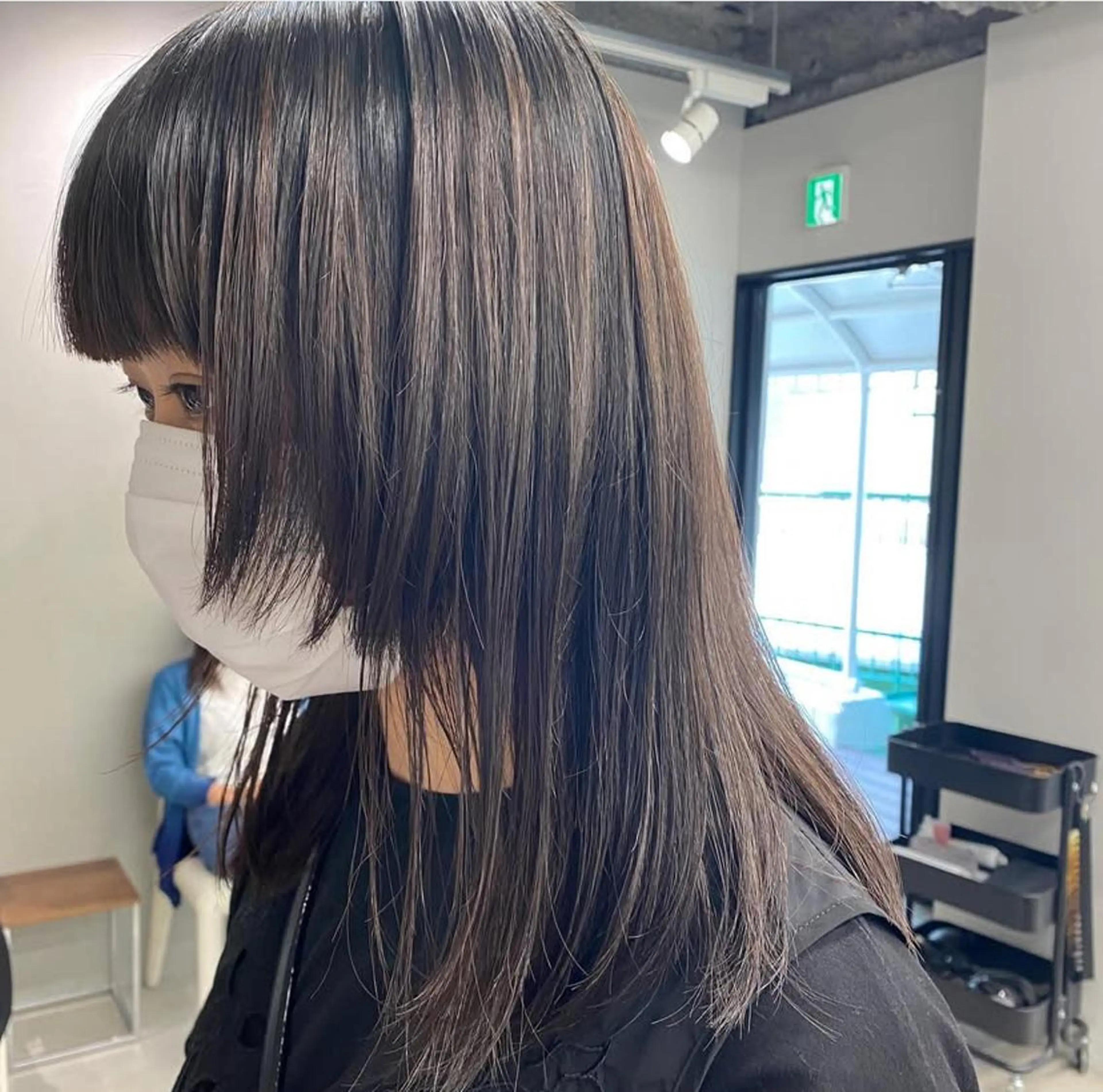 ロング カラー 韓国🫧髪質改善🫧 縮毛矯正🫧陽菜🫧のヘアスタイル