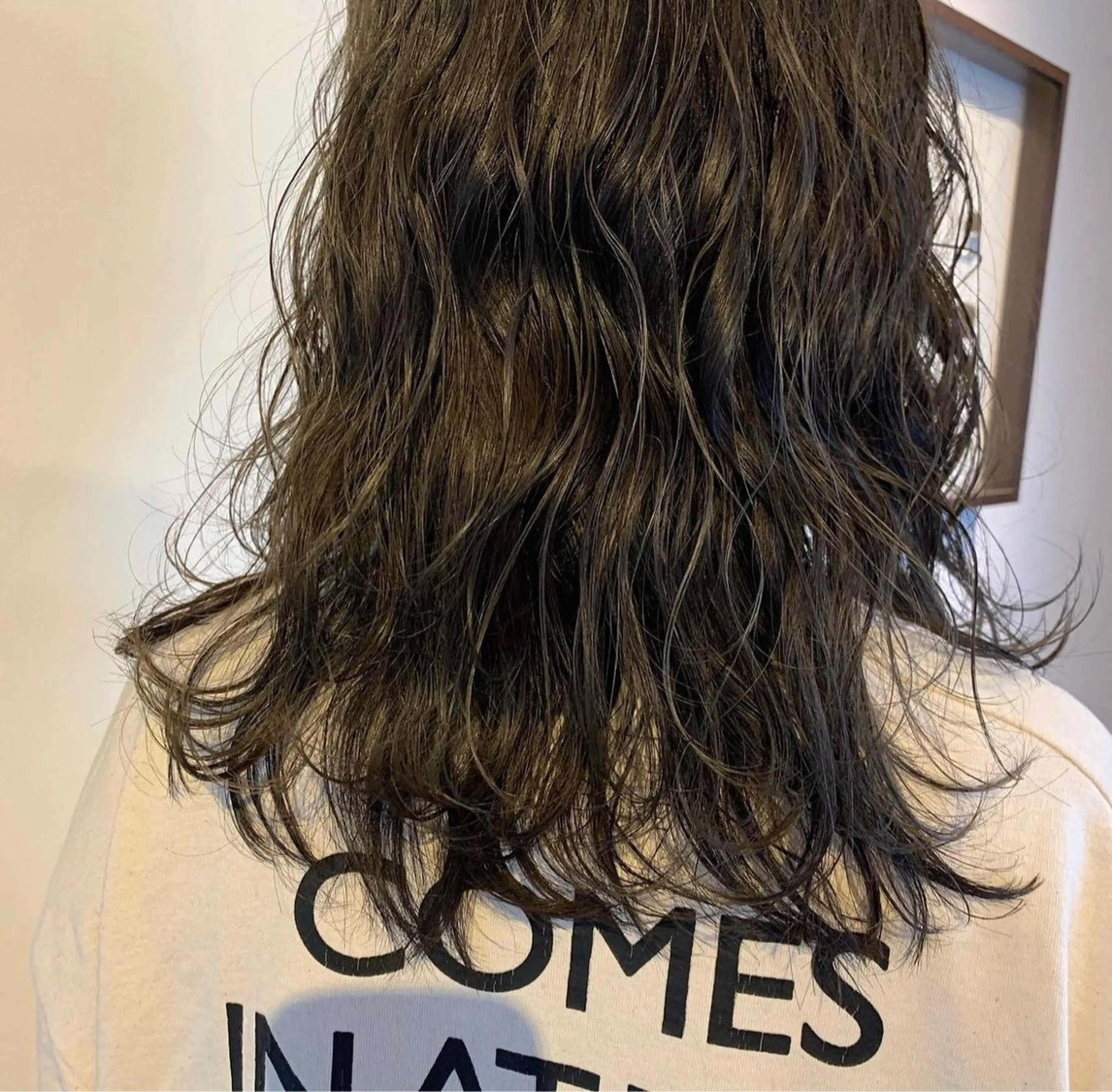 セミロング カラー 博多|Sakurai Ayumiのヘアスタイル