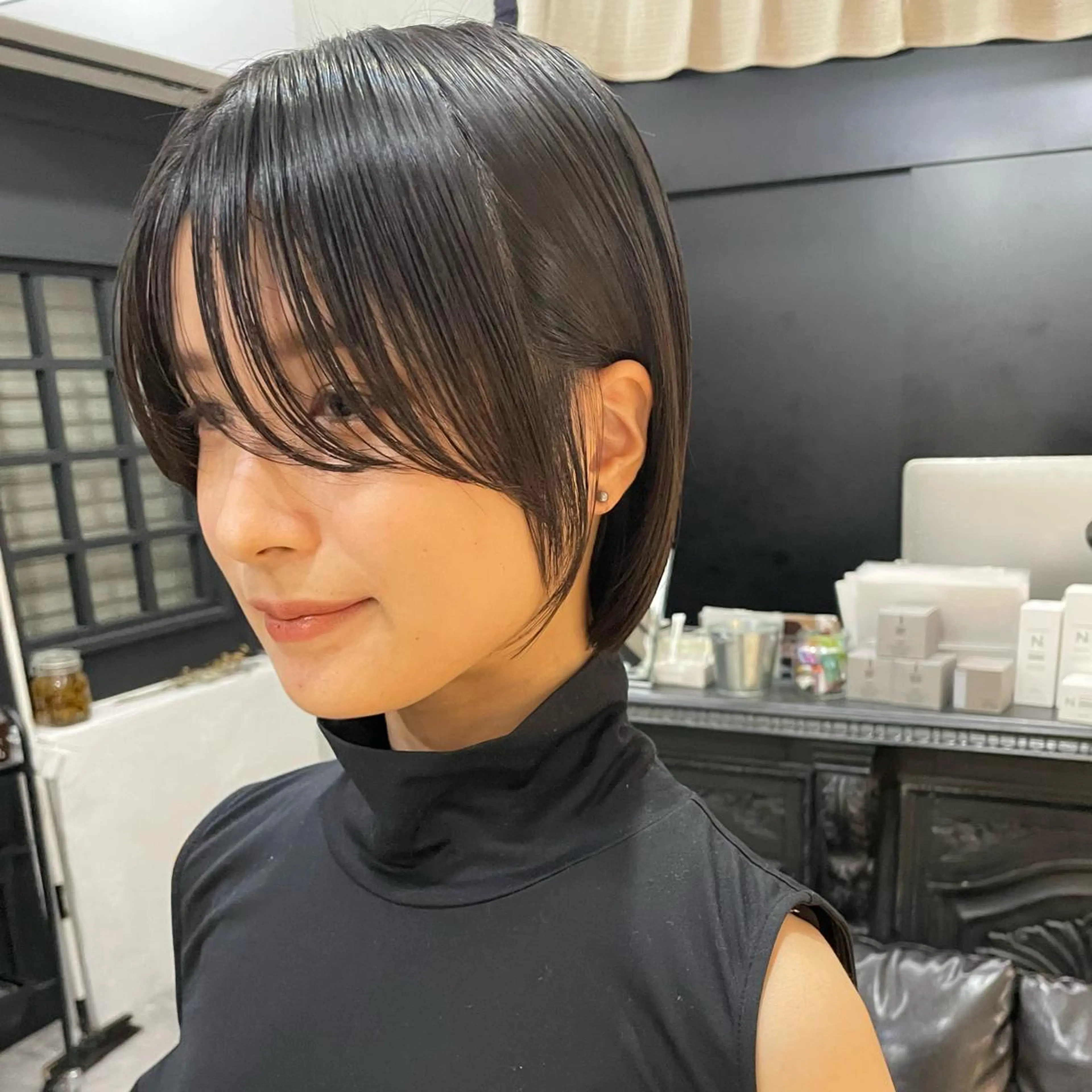 ショート カット 縮毛矯正 トリートメント kvell by urban.所属・ショート・ボブ ・ウルフ✂︎IMAIのヘアスタイル