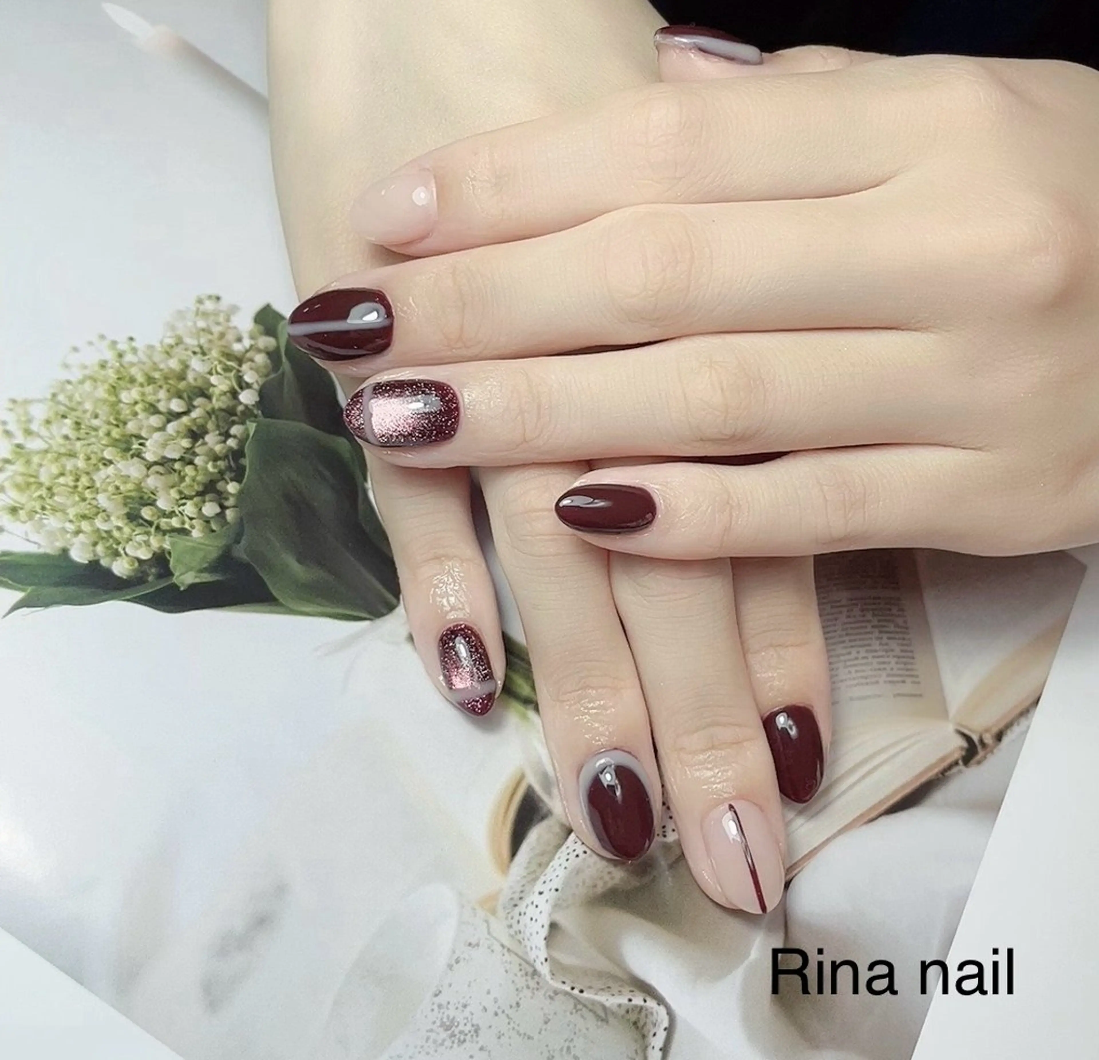ネイル ハンドネイル リナネイルサロン 松戸八柱所属・リナ ネイルサロンのネイルデザイン