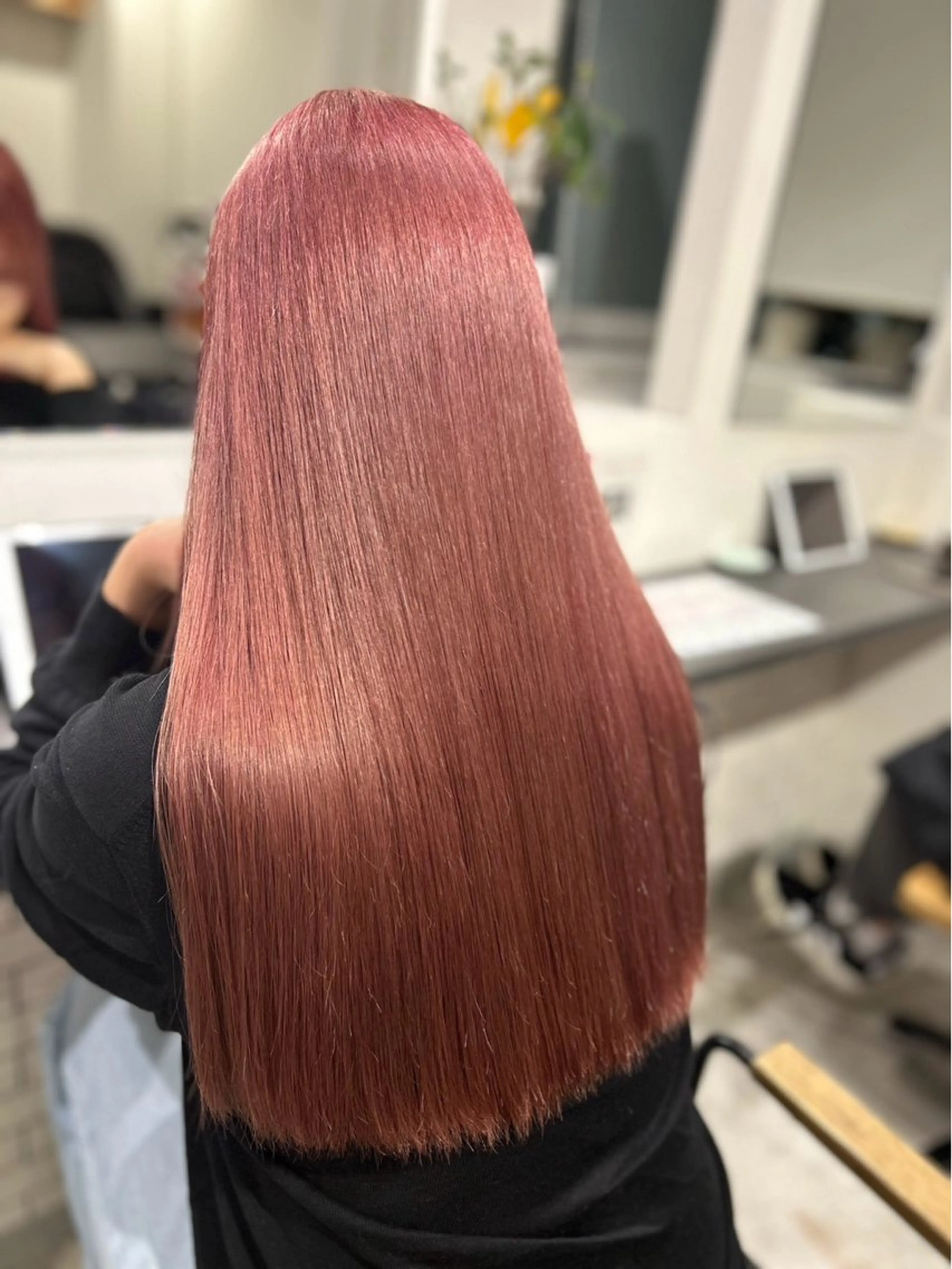 ロング カラー 京都美容師 塩のヘアスタイル