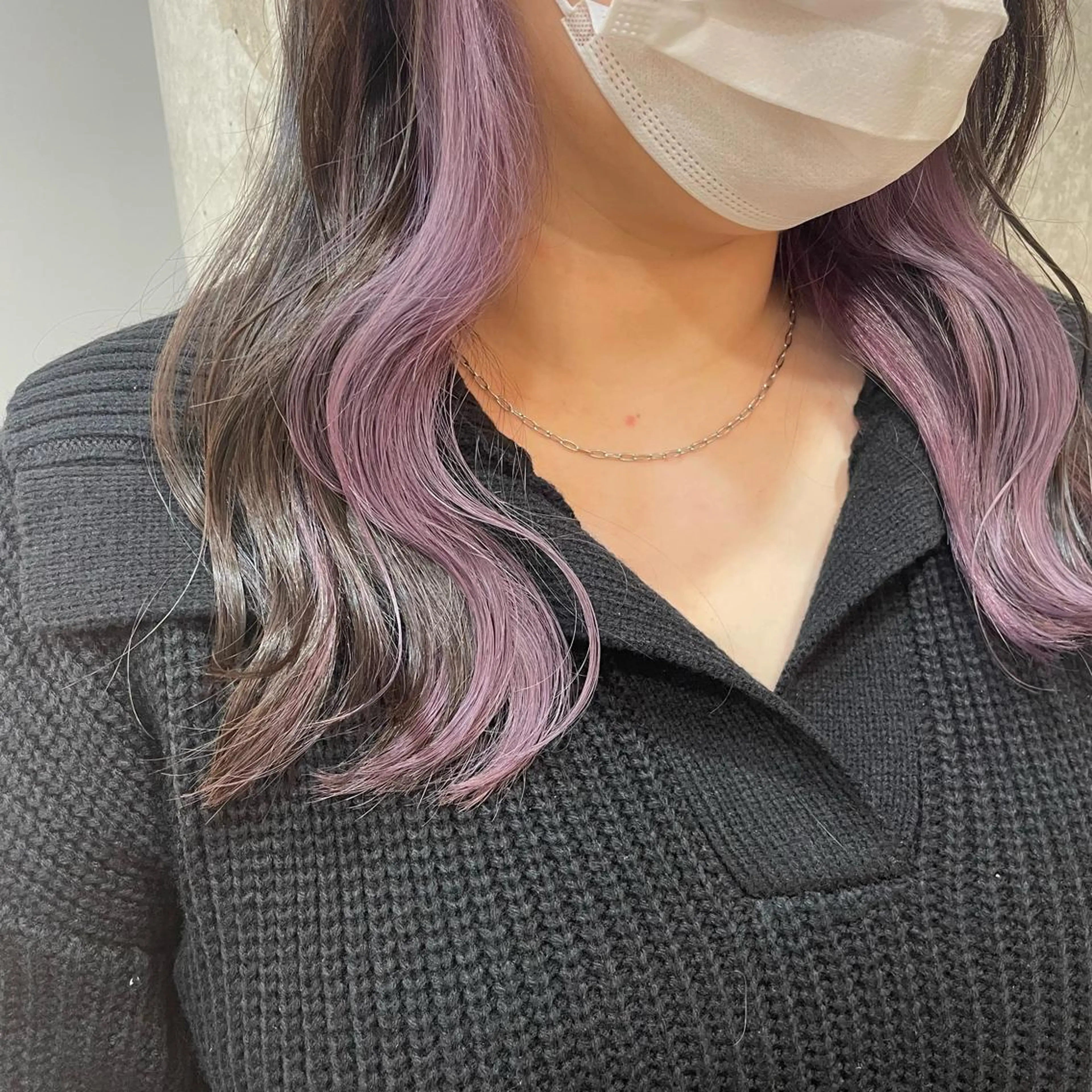 カラー ブリーチ インナーカラー ラベンダーカラー ヘアカラー トリートメント 🍪ﾖｼｲﾊﾙﾈ🍪 ﾗﾍﾞﾝﾀﾞｰｶﾗｰのヘアスタイル