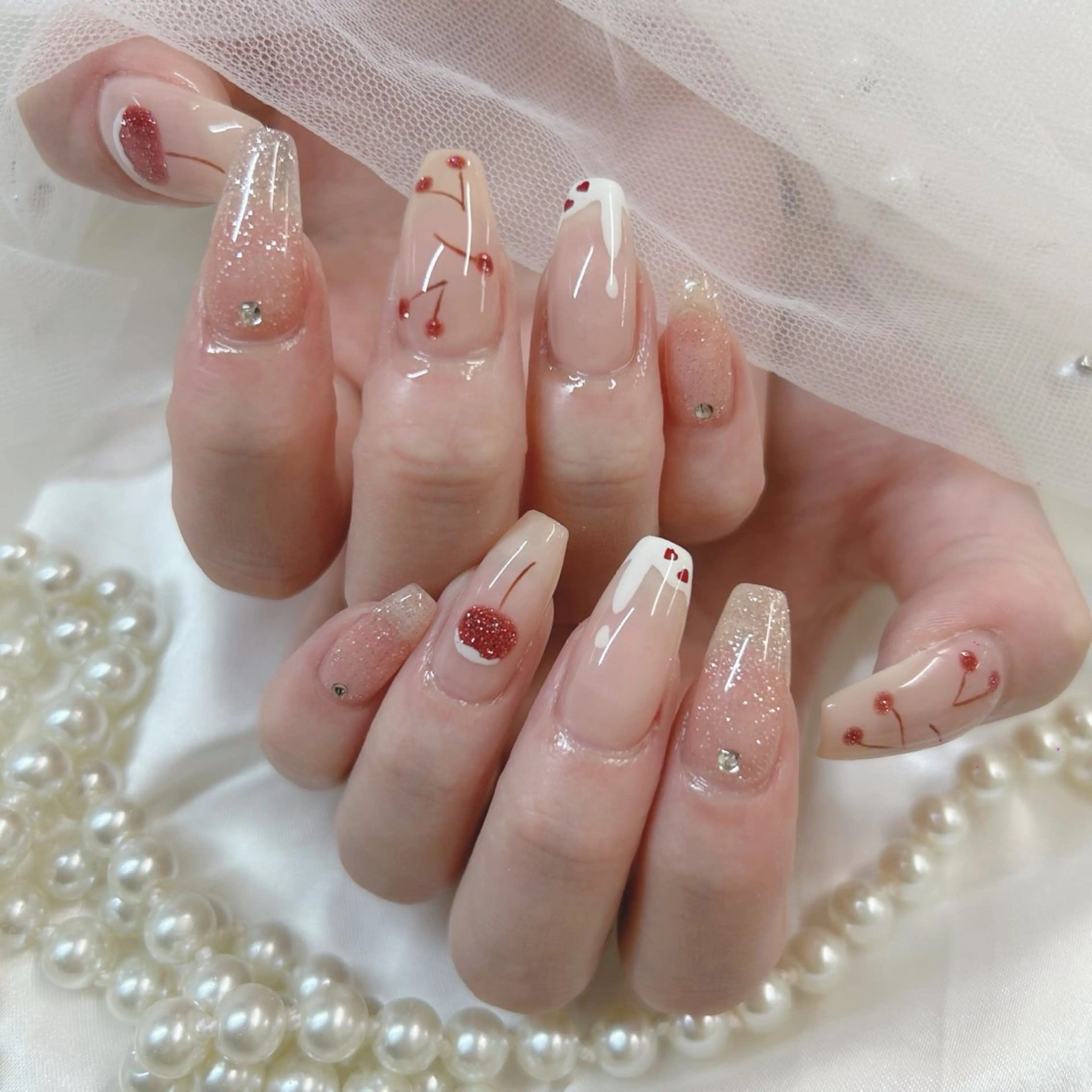 ロング Nailsalon Angeのネイルデザイン