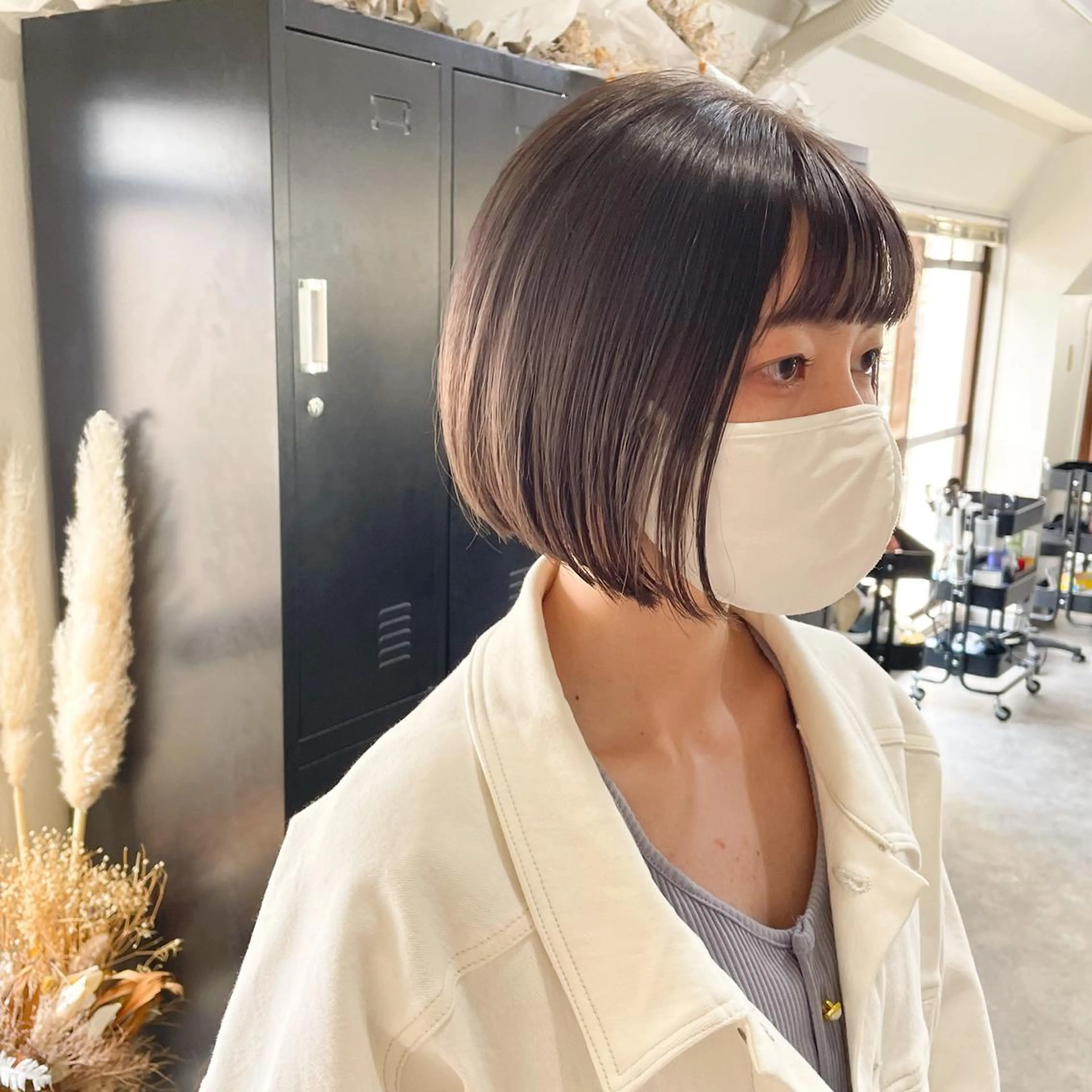 ショート カラー パーマ ヘアアレンジ メンズ キッズ ネイル マツエク・マツパ 切りっぱなしボブ マッシュ 丸みショート グラデーションカラー ボブ GO TODAY SHAiRE SALON所属・大人スタイル 太田のヘアスタイル