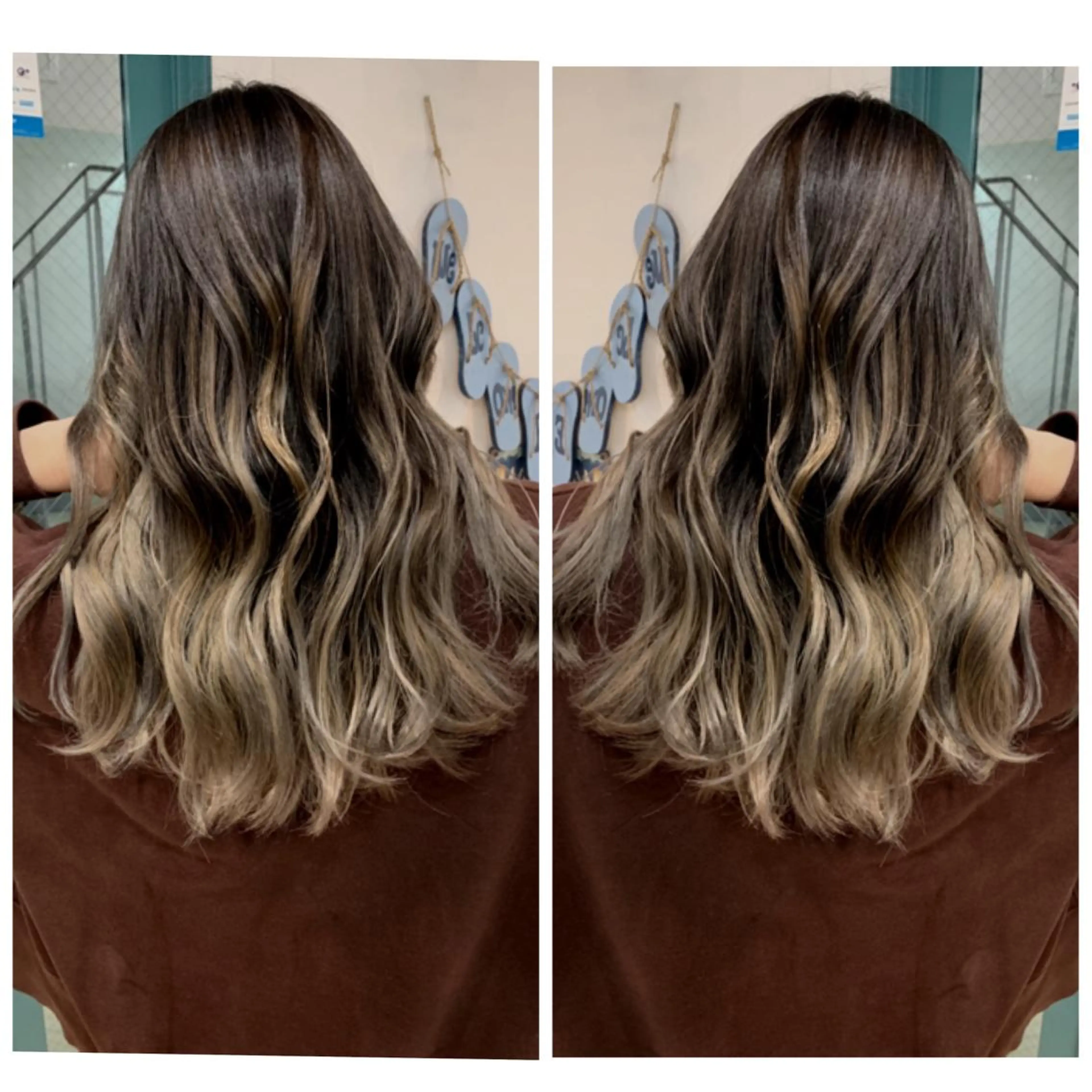 ロング カラー カット ヘアカラー 京都大人女性ショート 徒歩1分/秋山のヘアスタイル