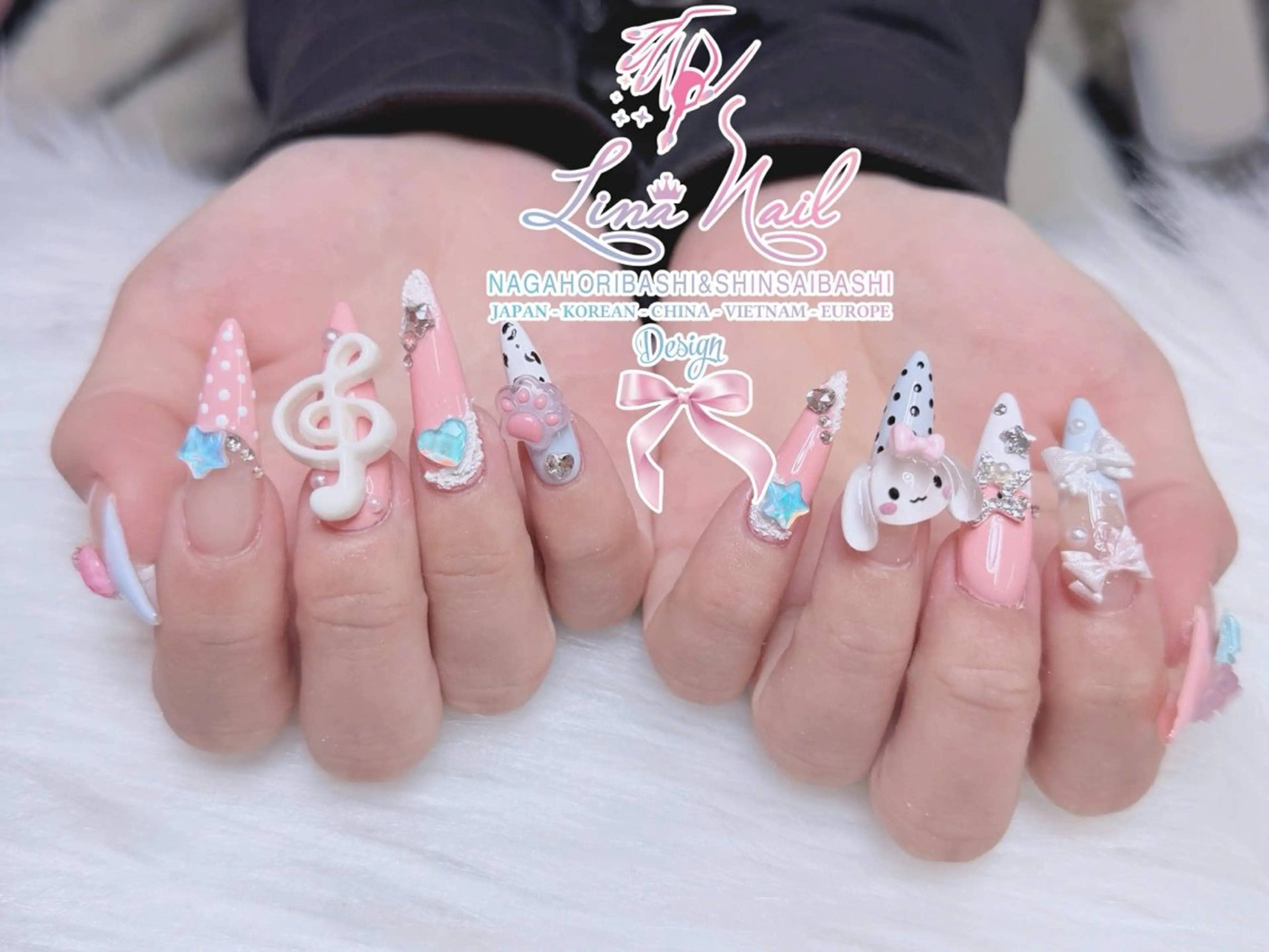 ネイル フットネイル ジェルネイル 持ち込み ネイルチップ ハンドネイル リナネイル 長堀橋店／東心斎橋店のネイルデザイン