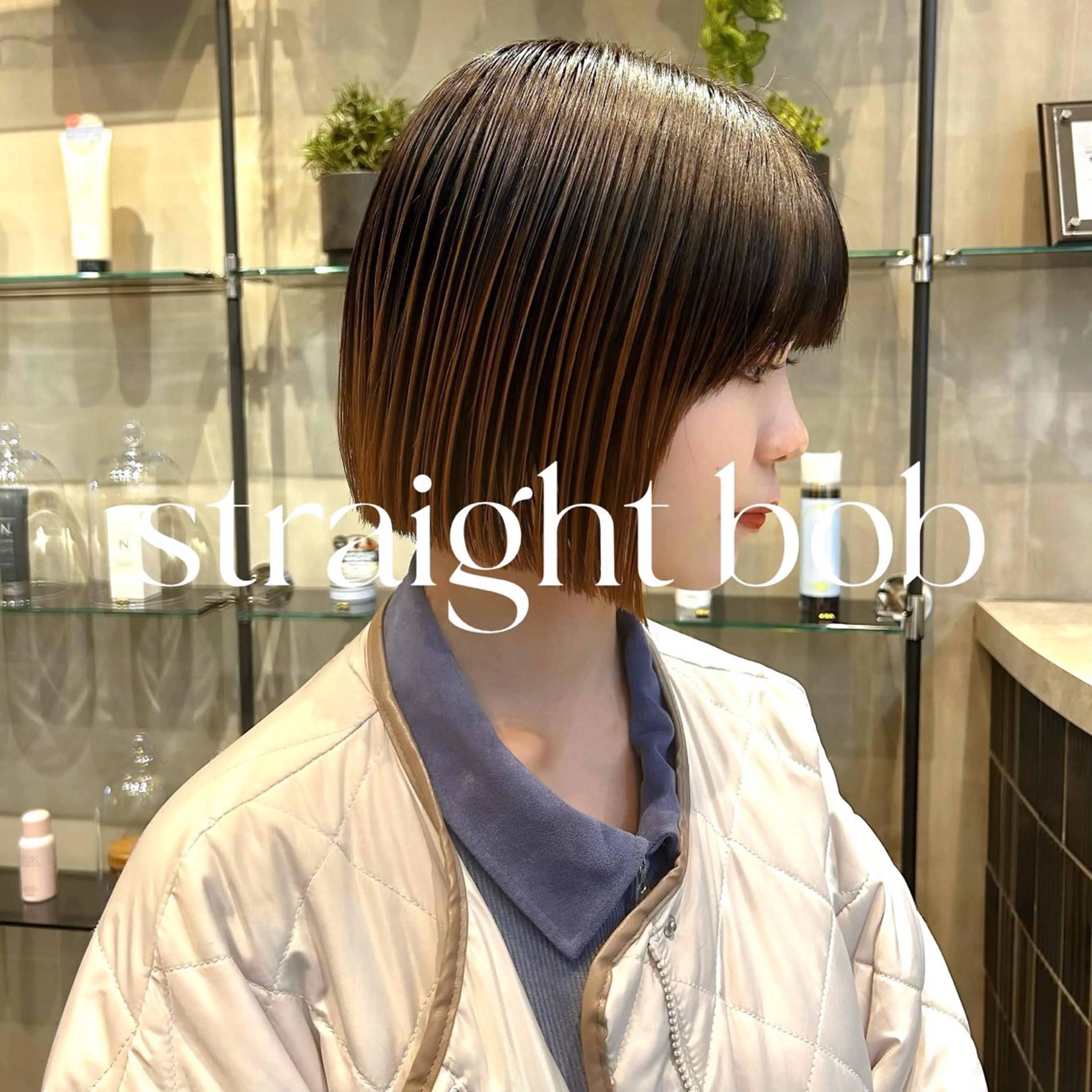 ショート 髪質改善 ANFINI所属・ボブ・レイヤー 田中 励也のヘアスタイル