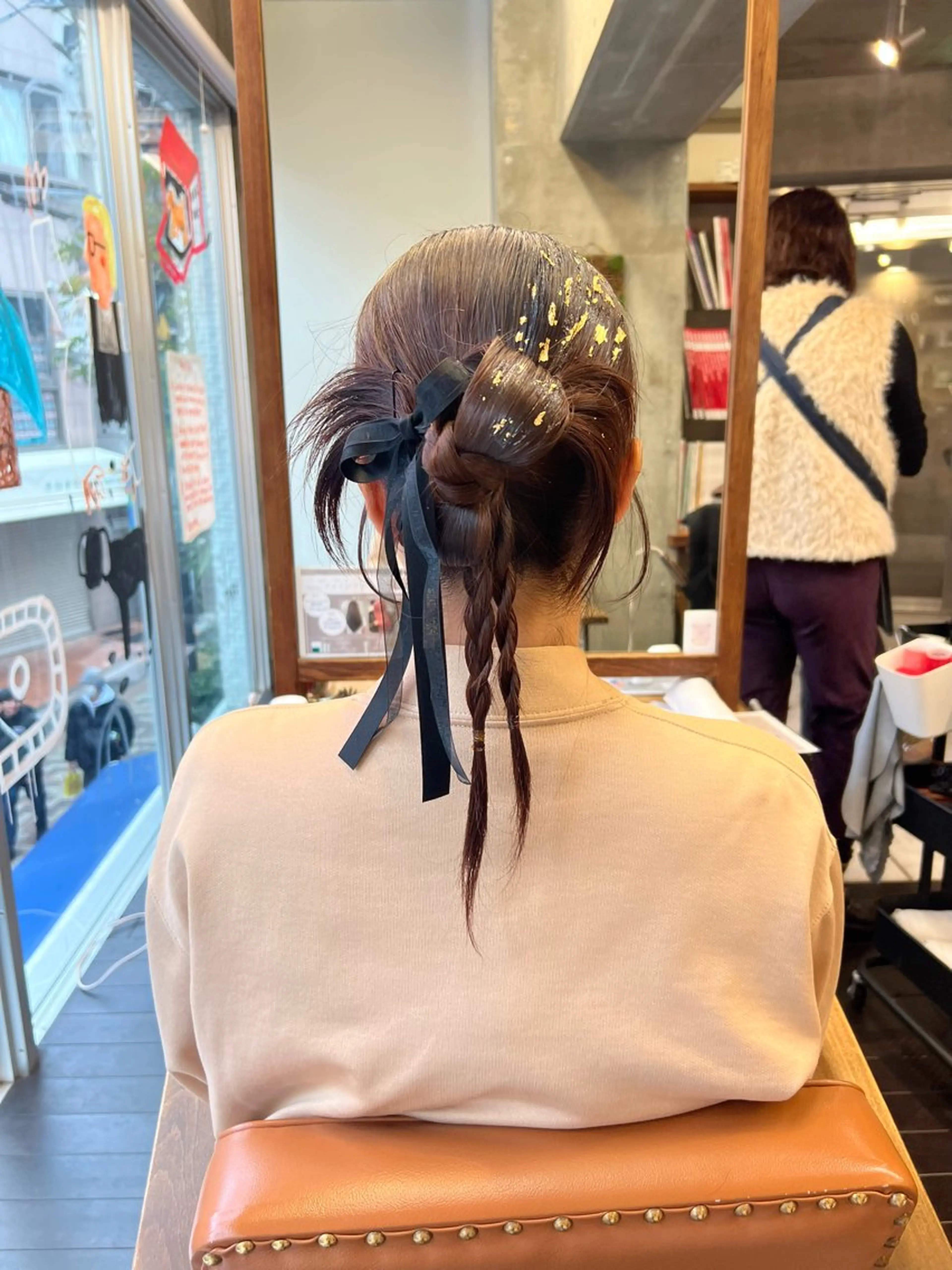 ヘアアレンジ ヘアセット 土田かほ/本日🈳 透明感カラー🍃のヘアスタイル