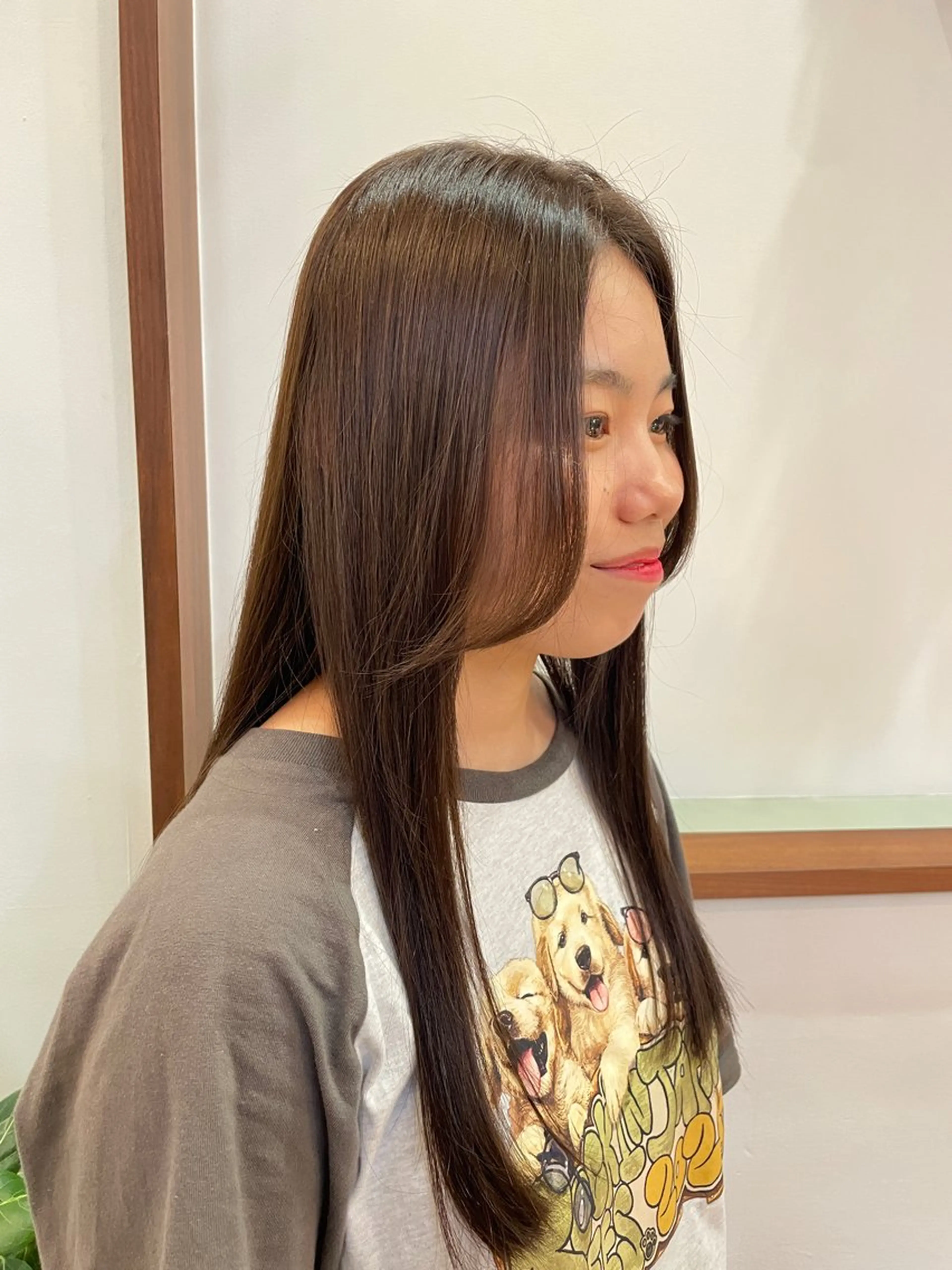 ロング ヘアカラー HONOKA 縮毛矯正/艶カラーのヘアスタイル