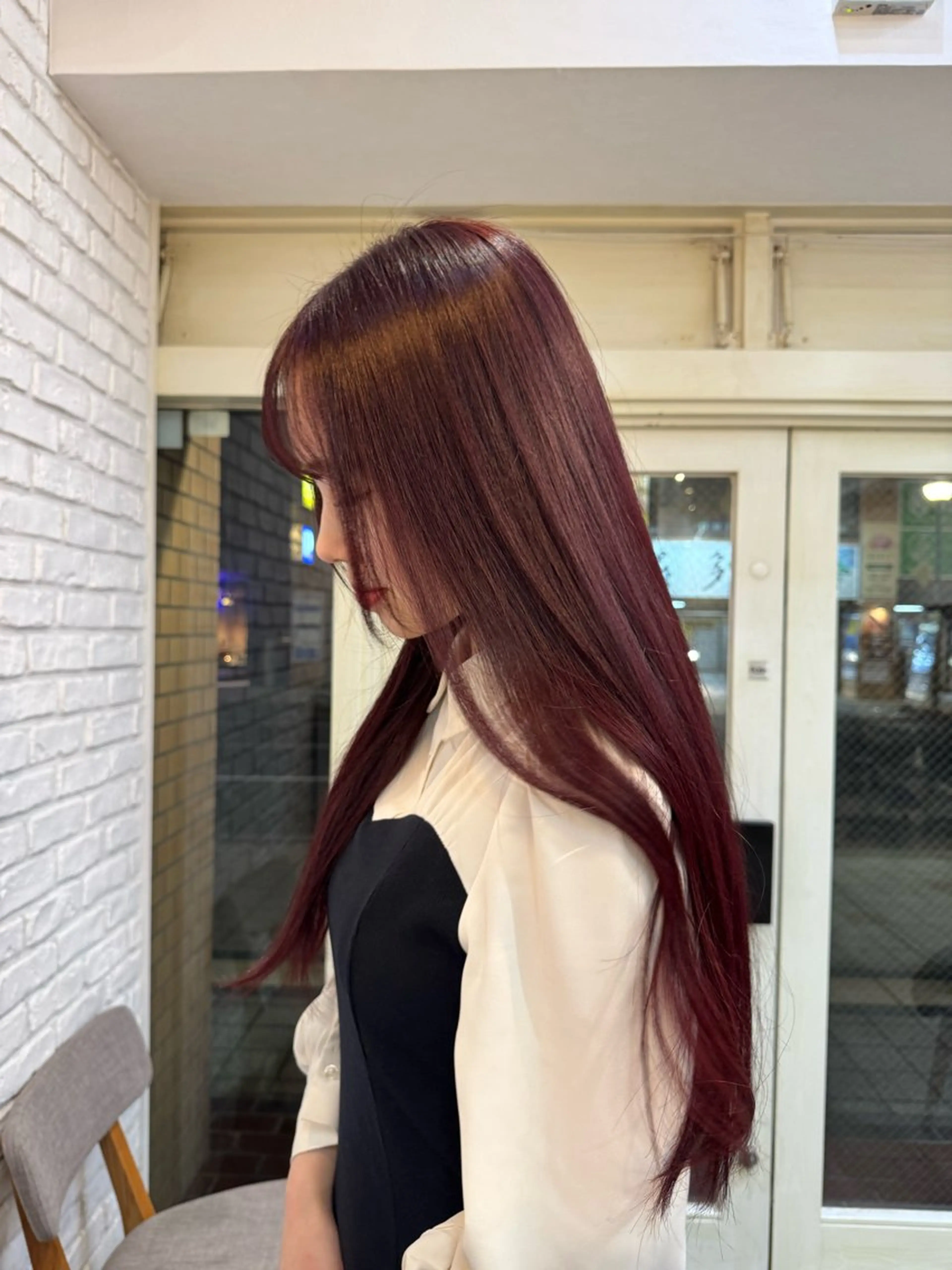 カット+ワンカラーの写真