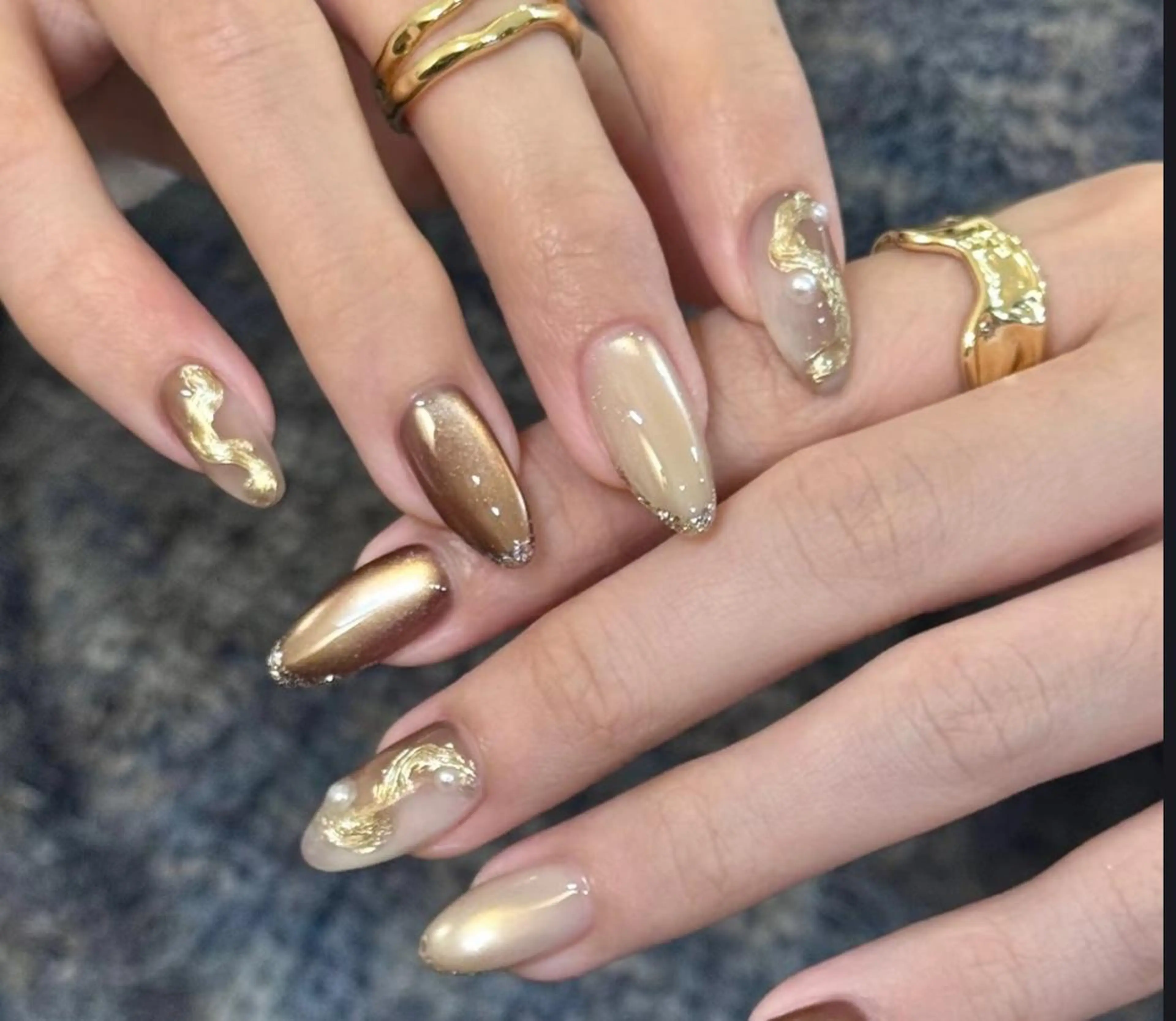 ネイル ハンドネイル ハンドケア 🍑 momo_nailのネイルデザイン