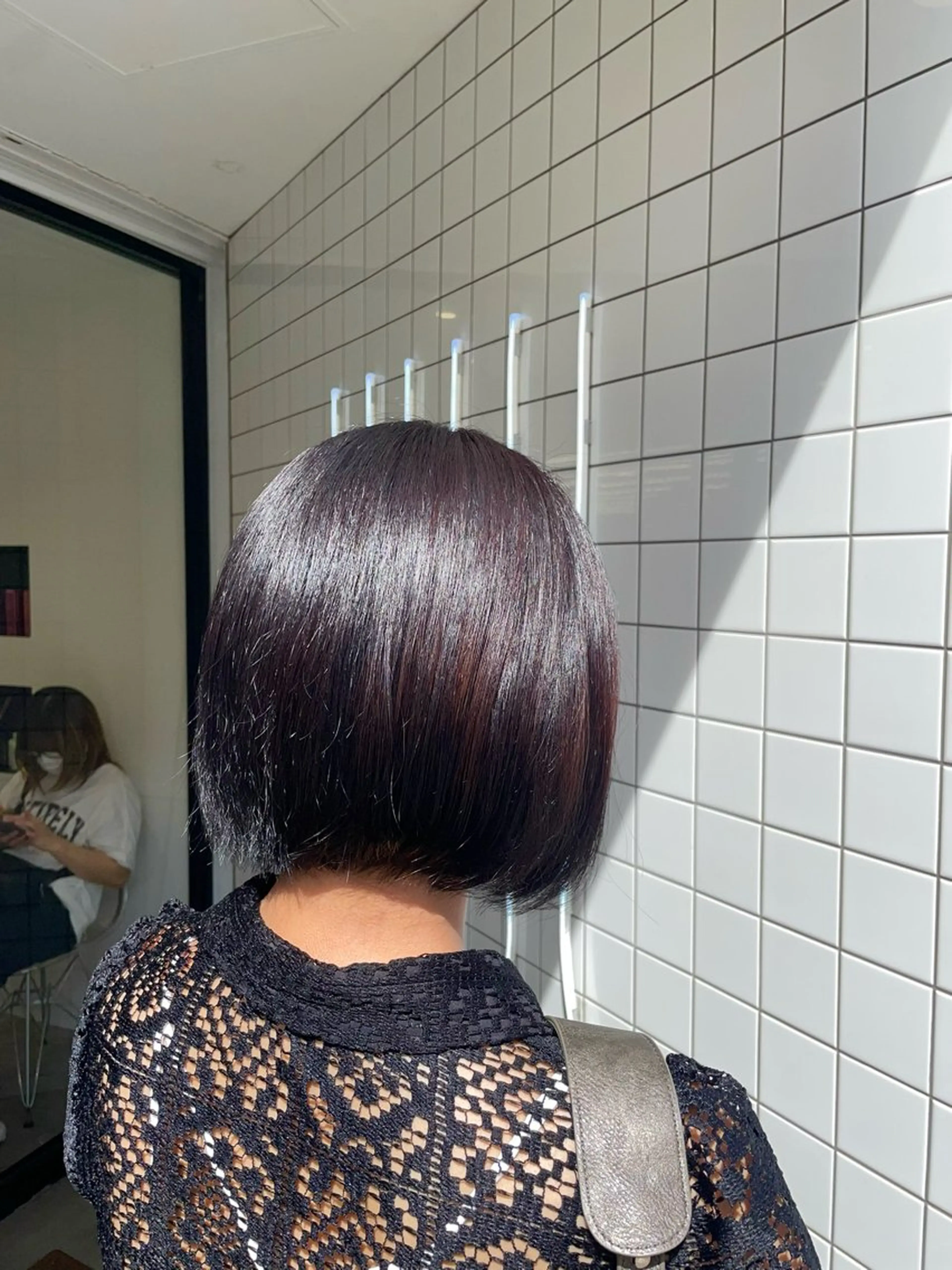 ミディアム カラー ヘアカラー ななみ.⋆𝜗𝜚 艶カラー/まつパのヘアスタイル